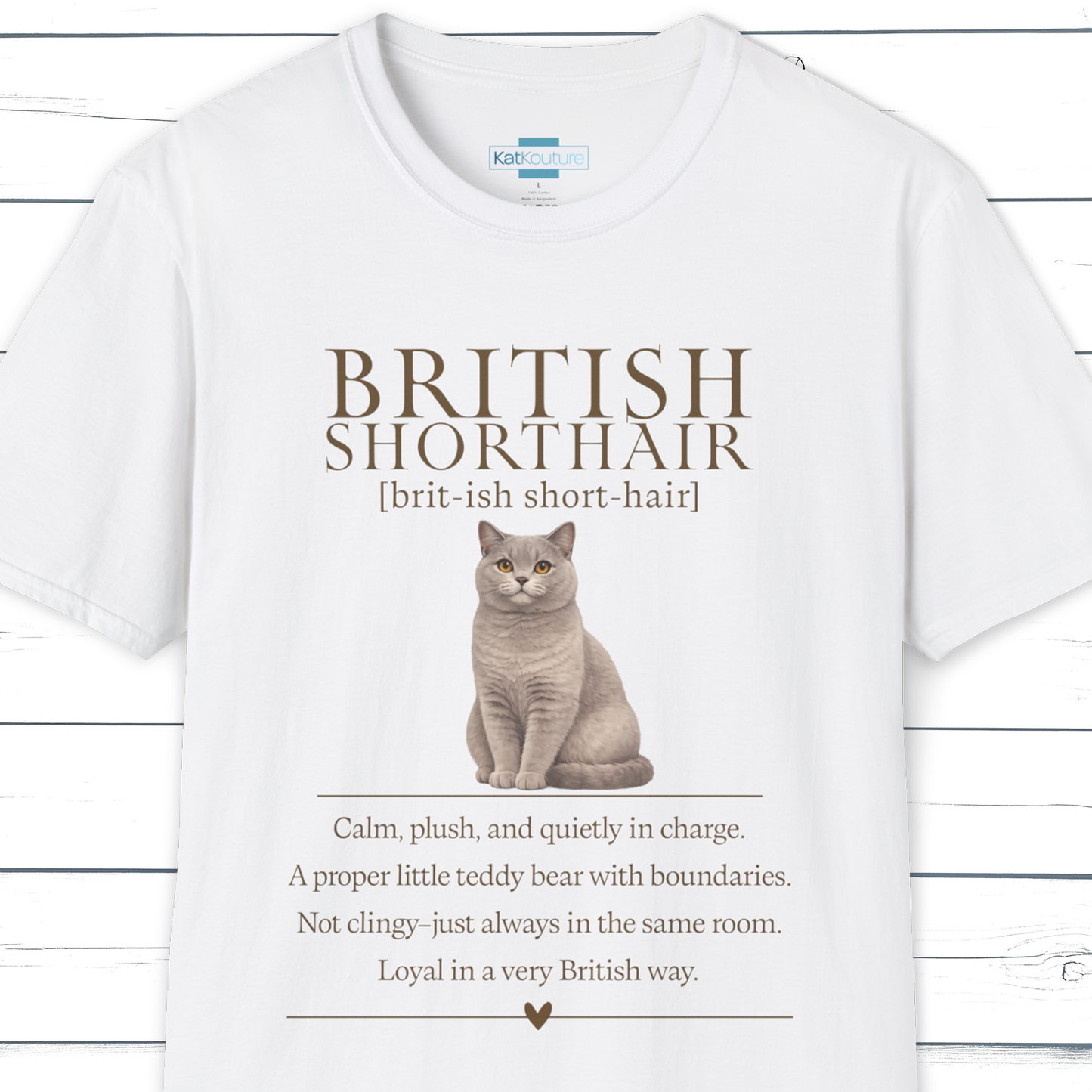 British Shorthair Definition T-Shirt – Cat Chronicles