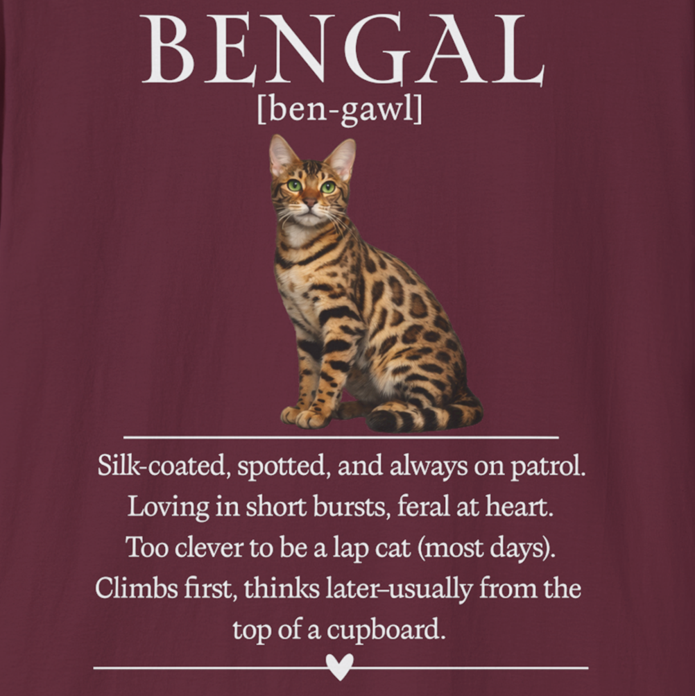 Bengal Definition T-Shirt – Cat Chronicles