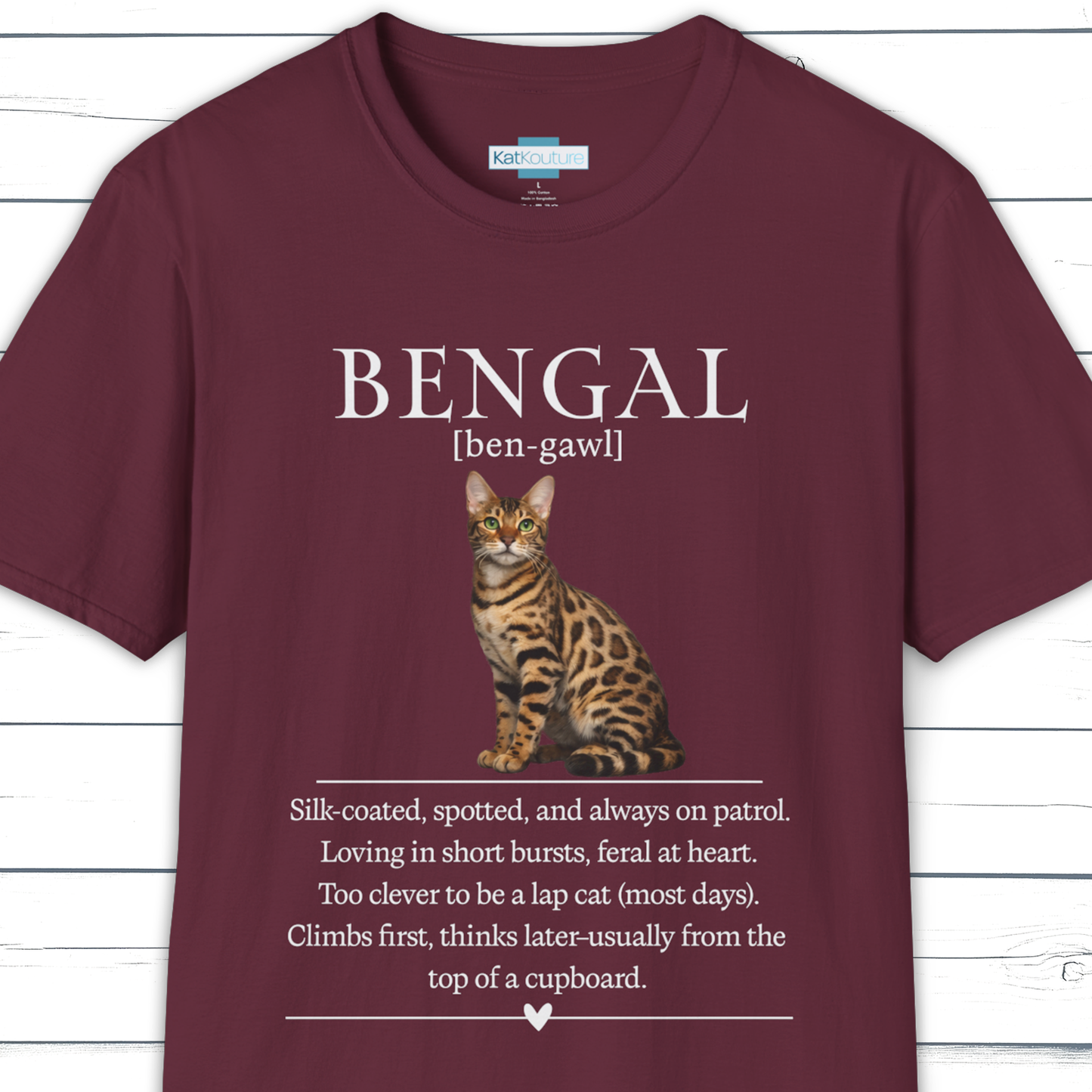 Bengal Definition T-Shirt – Cat Chronicles