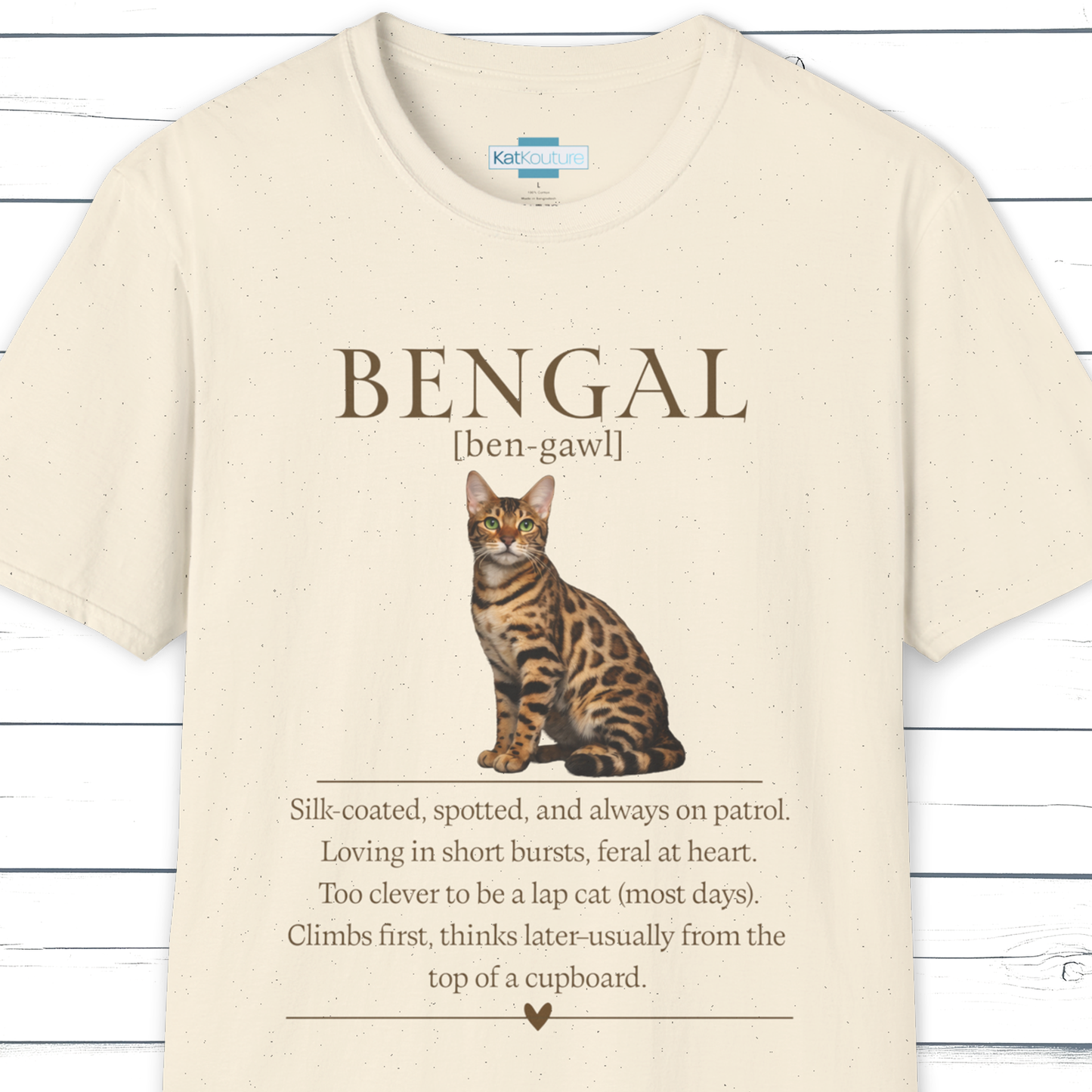 Bengal Definition T-Shirt – Cat Chronicles