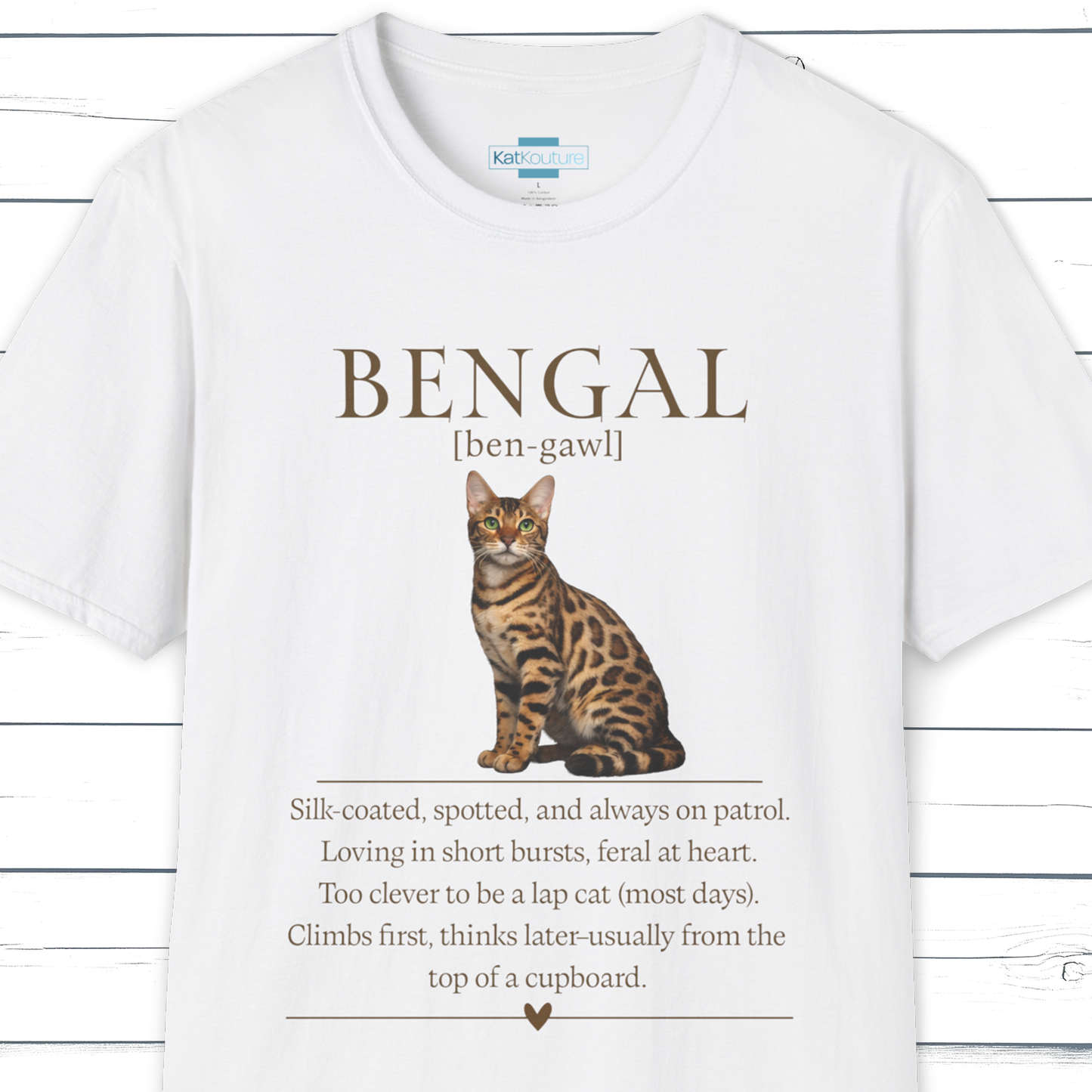 Bengal Definition T-Shirt – Cat Chronicles