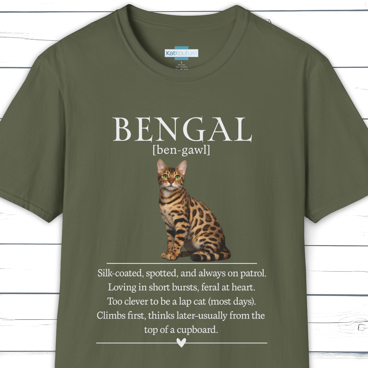 Bengal Definition T-Shirt – Cat Chronicles