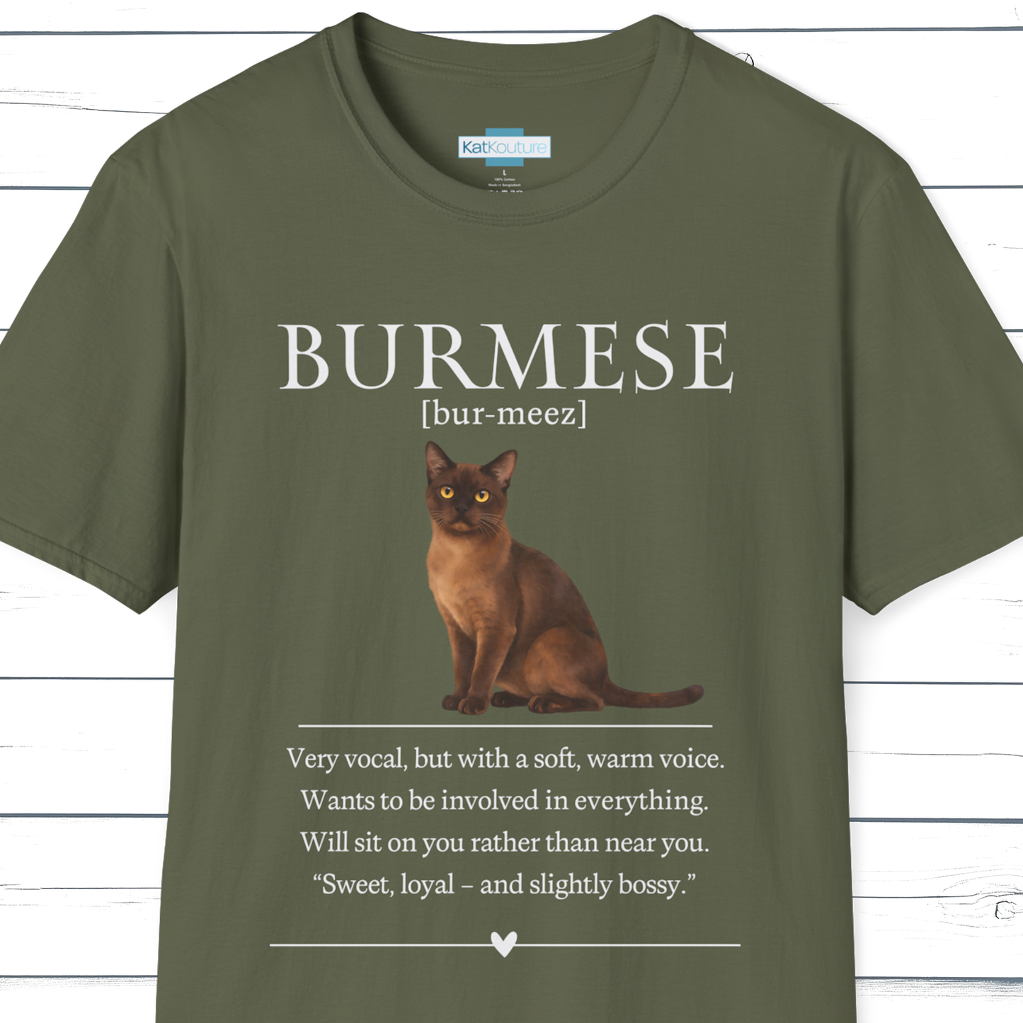 Burmese Definition T-Shirt – Cat Chronicles