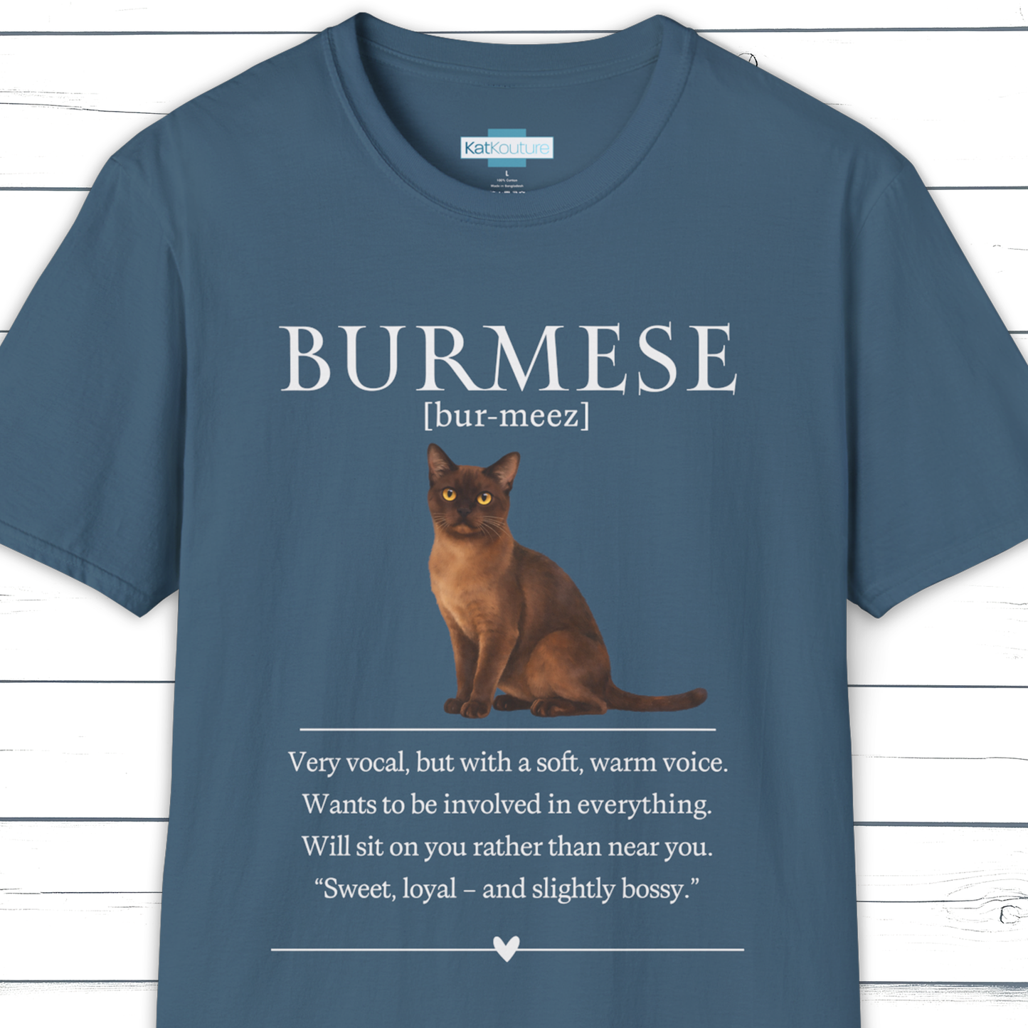 Burmese Definition T-Shirt – Cat Chronicles