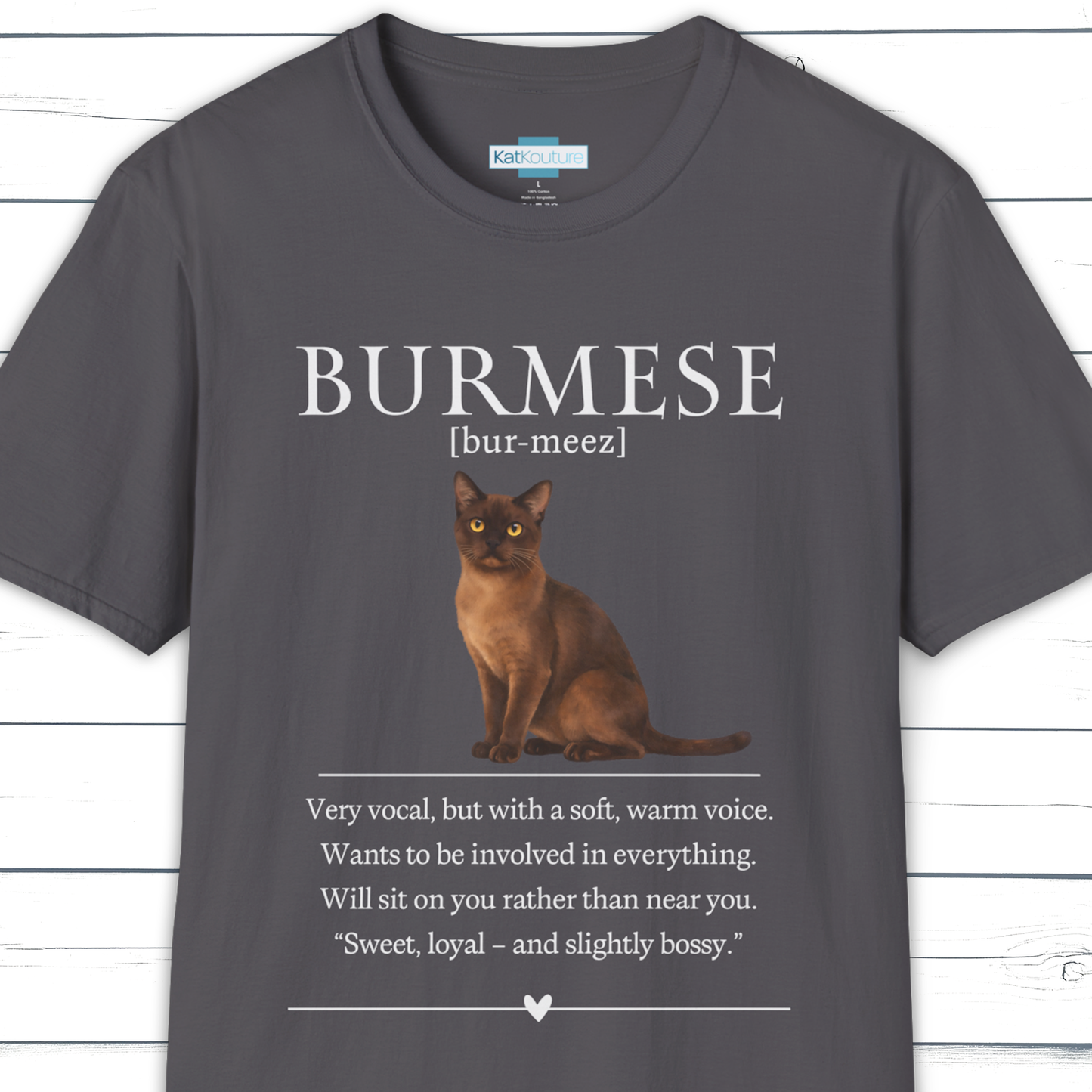 Burmese Definition T-Shirt – Cat Chronicles