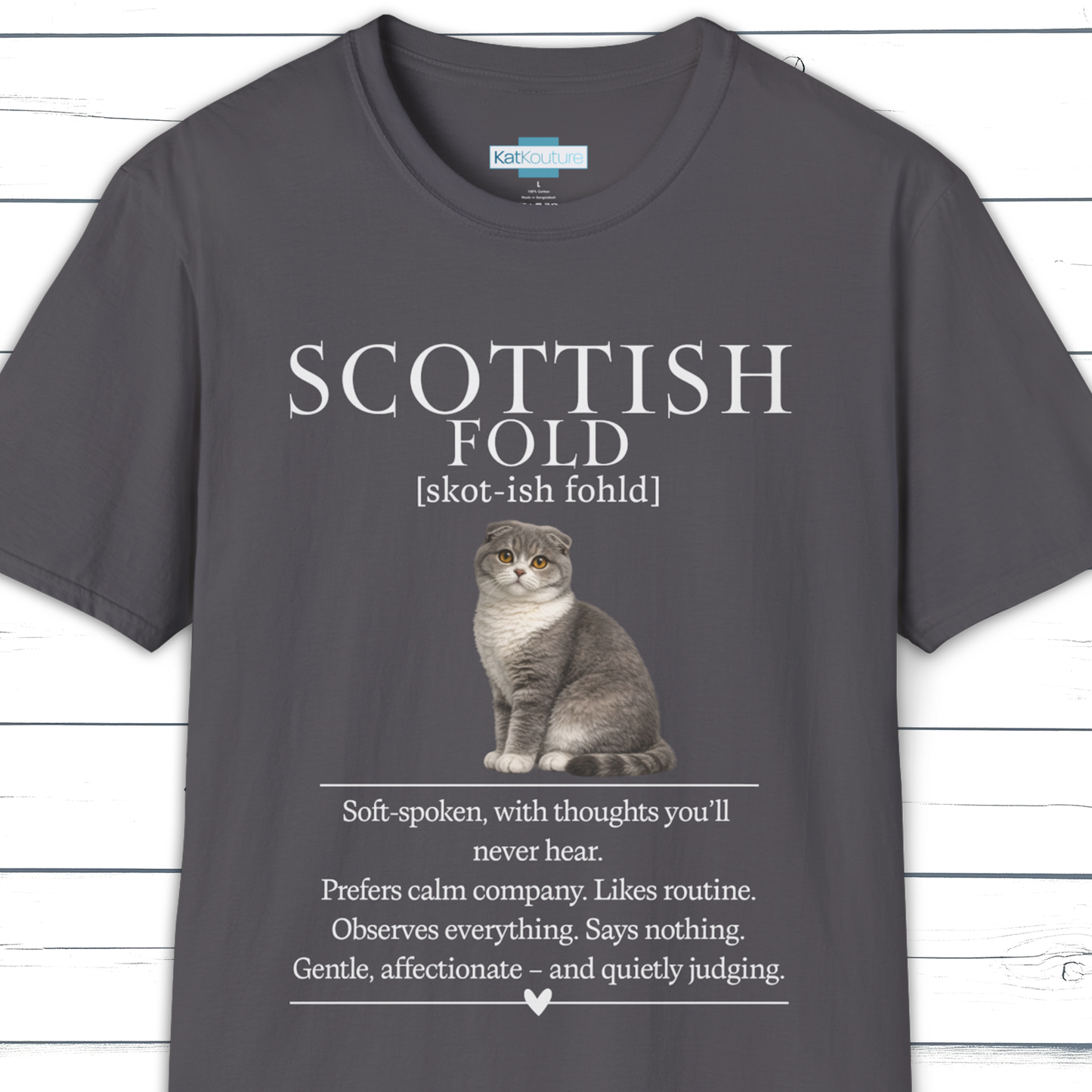 Scottish Fold Definition T-Shirt – Cat Chronicles
