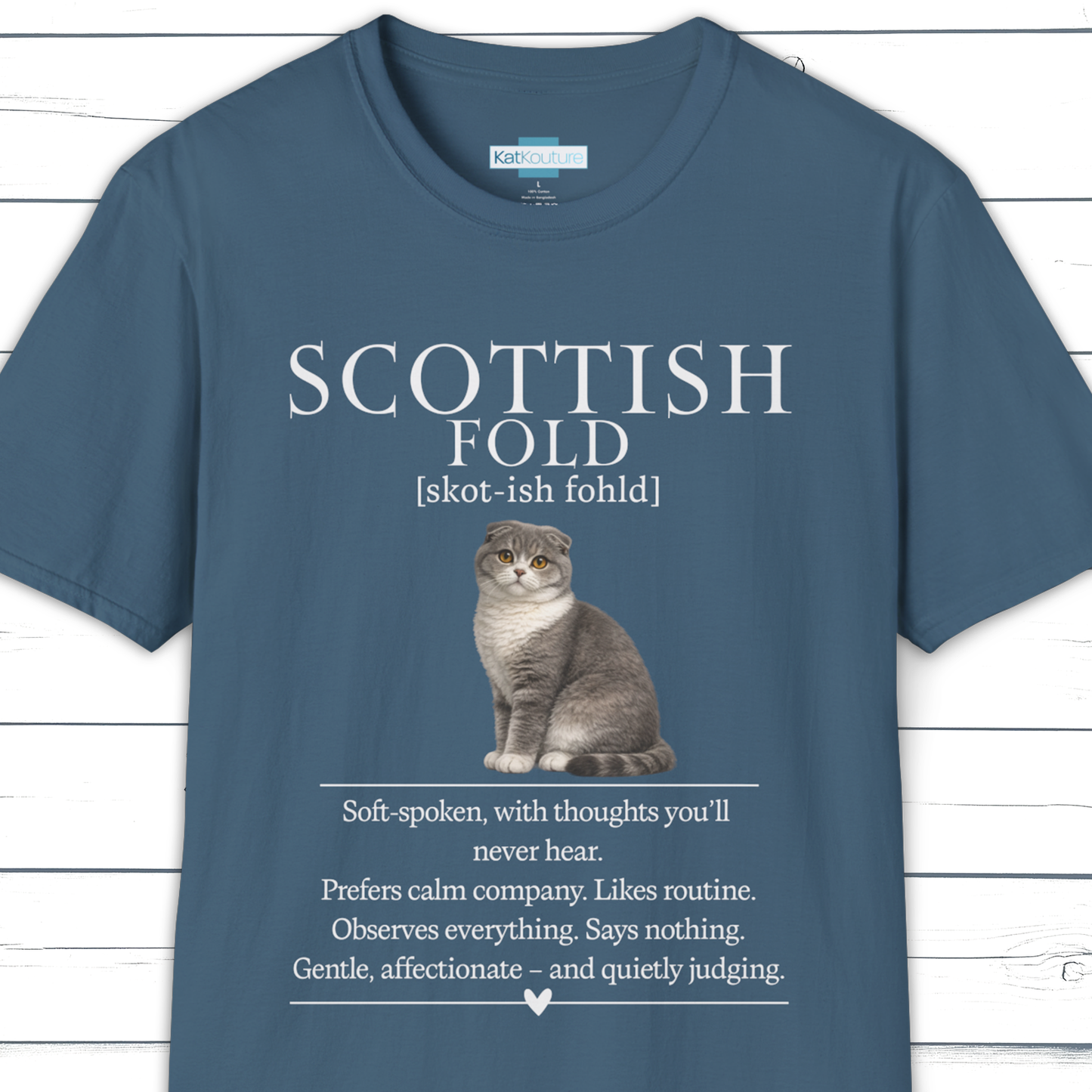 Scottish Fold Definition T-Shirt – Cat Chronicles