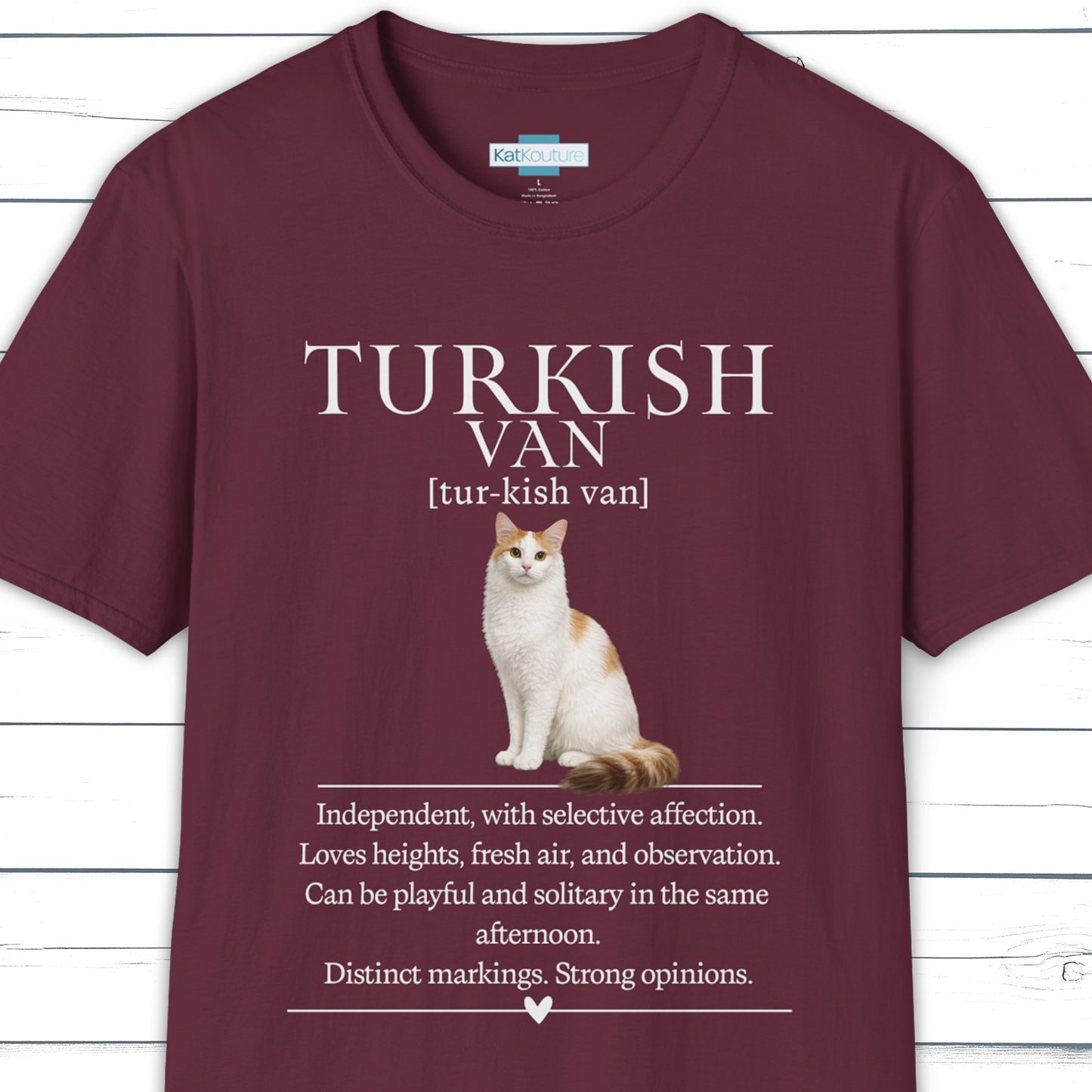 Turkish Van Fold Definition T-Shirt – Cat Chronicles