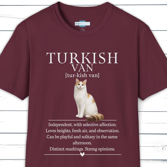 Turkish Van Fold Definition T-Shirt – Cat Chronicles