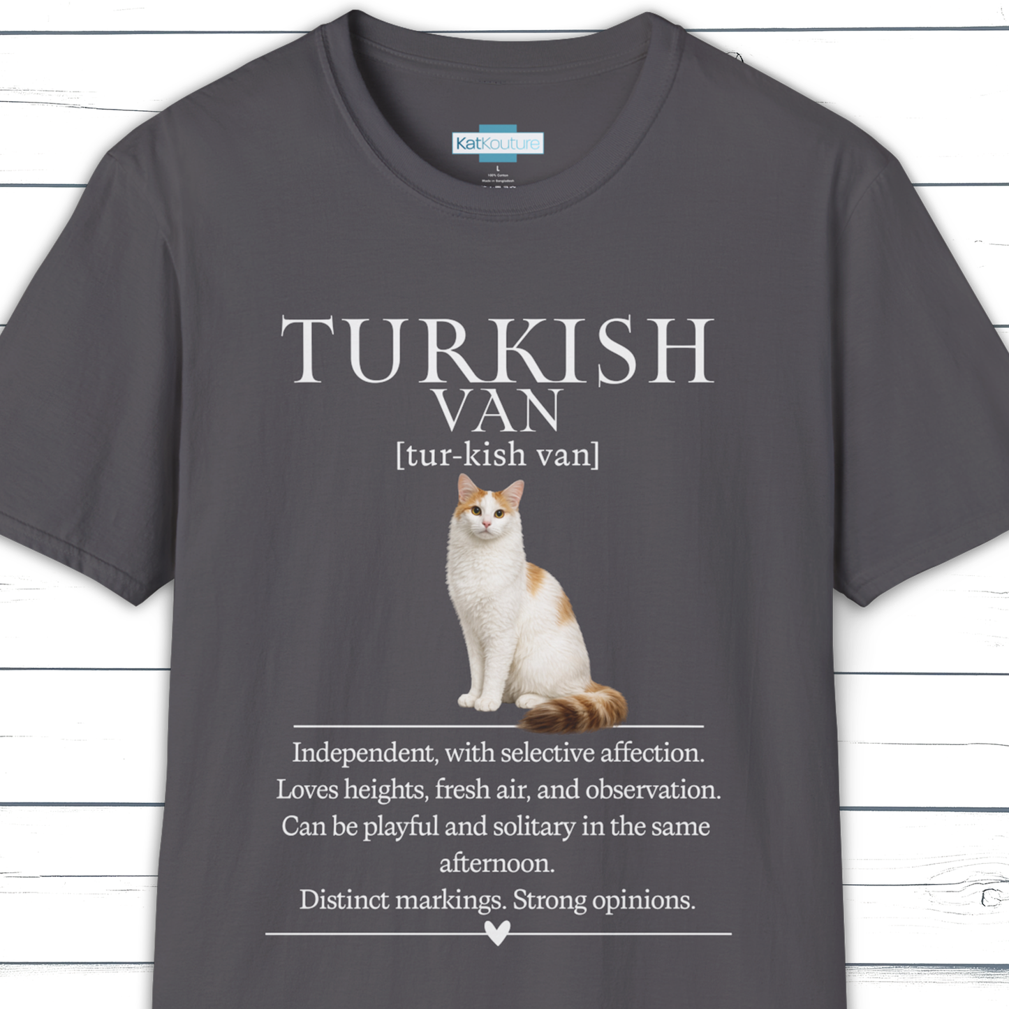Turkish Van Fold Definition T-Shirt – Cat Chronicles