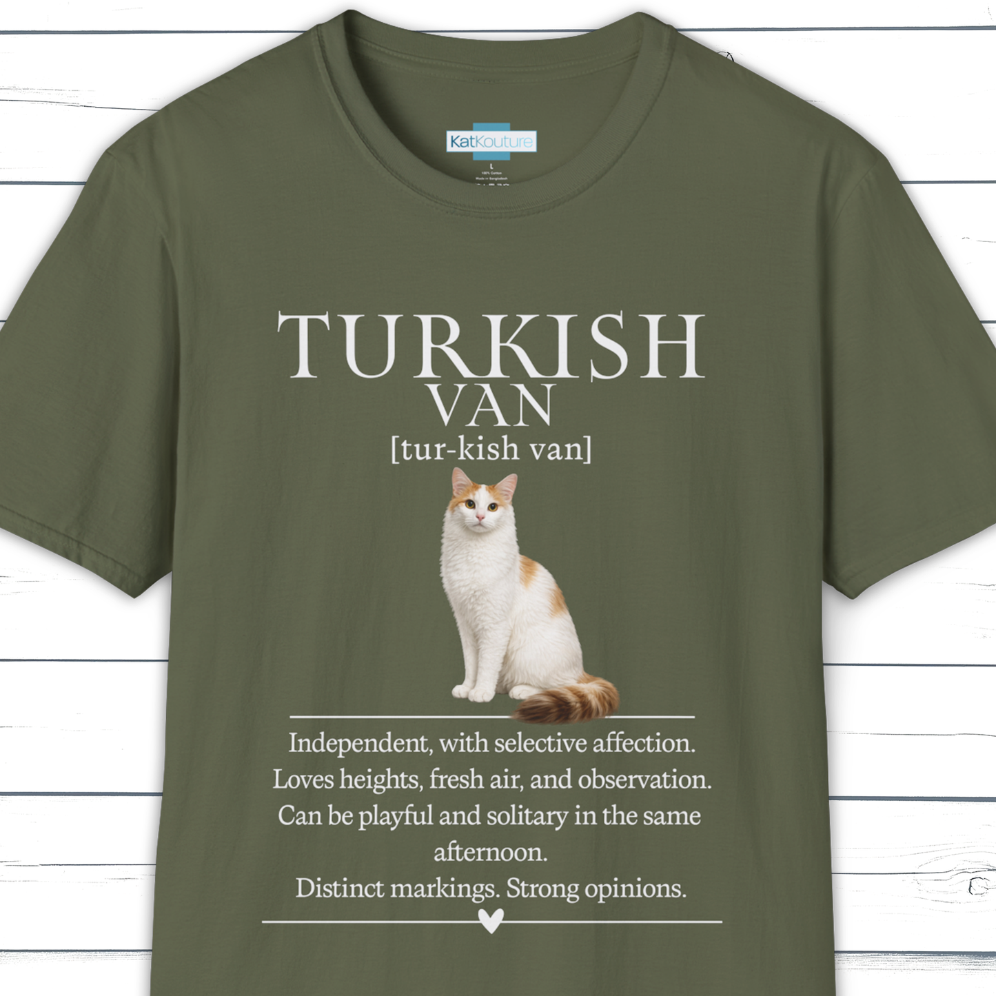 Turkish Van Fold Definition T-Shirt – Cat Chronicles