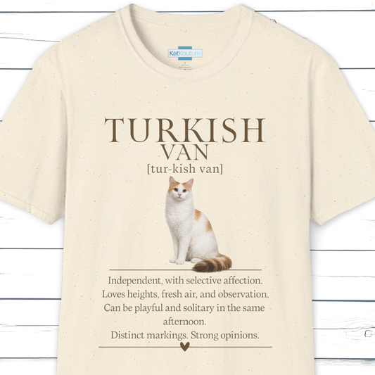 Turkish Van Fold Definition T-Shirt – Cat Chronicles