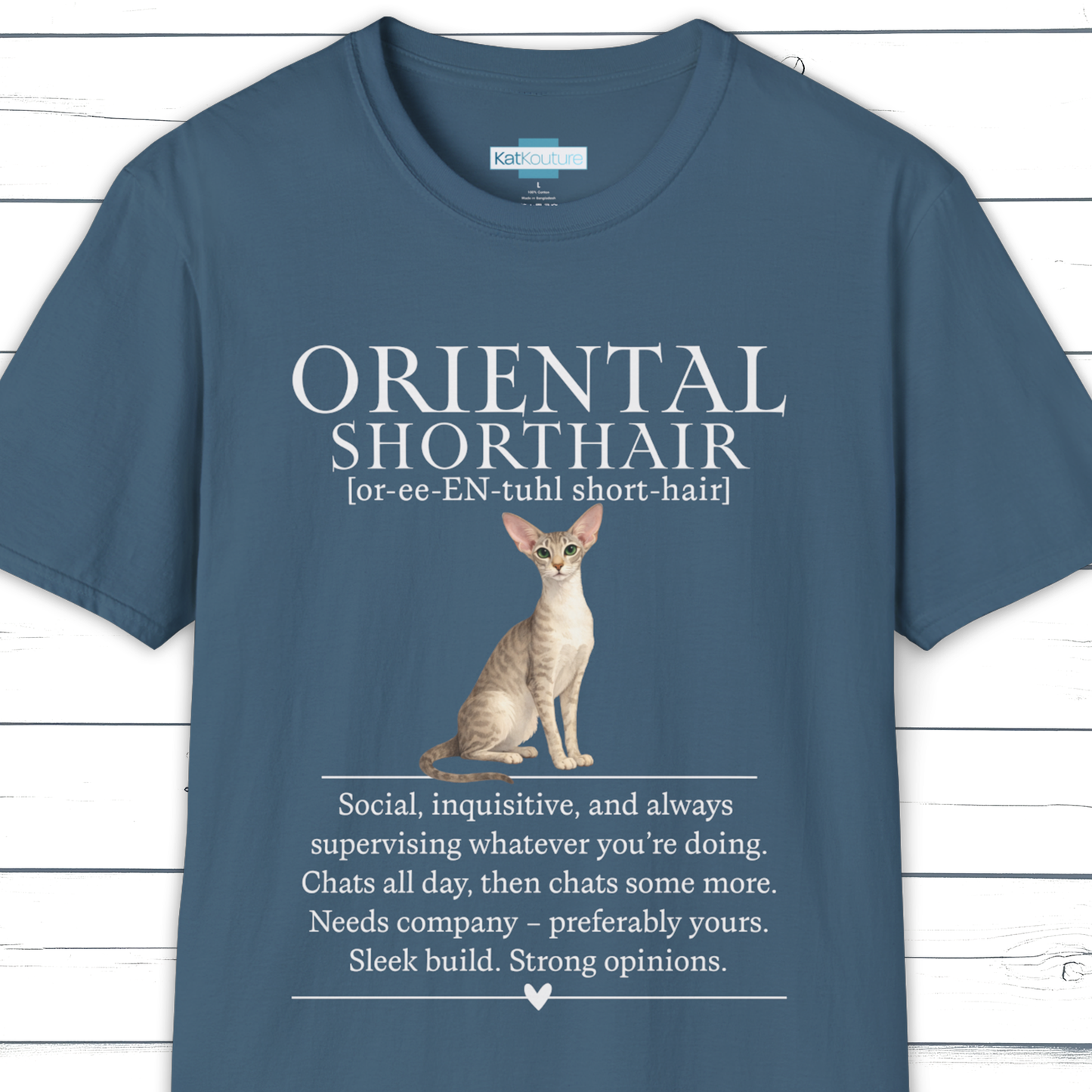 Oriental Shorthair Definition T-Shirt – Cat Chronicles