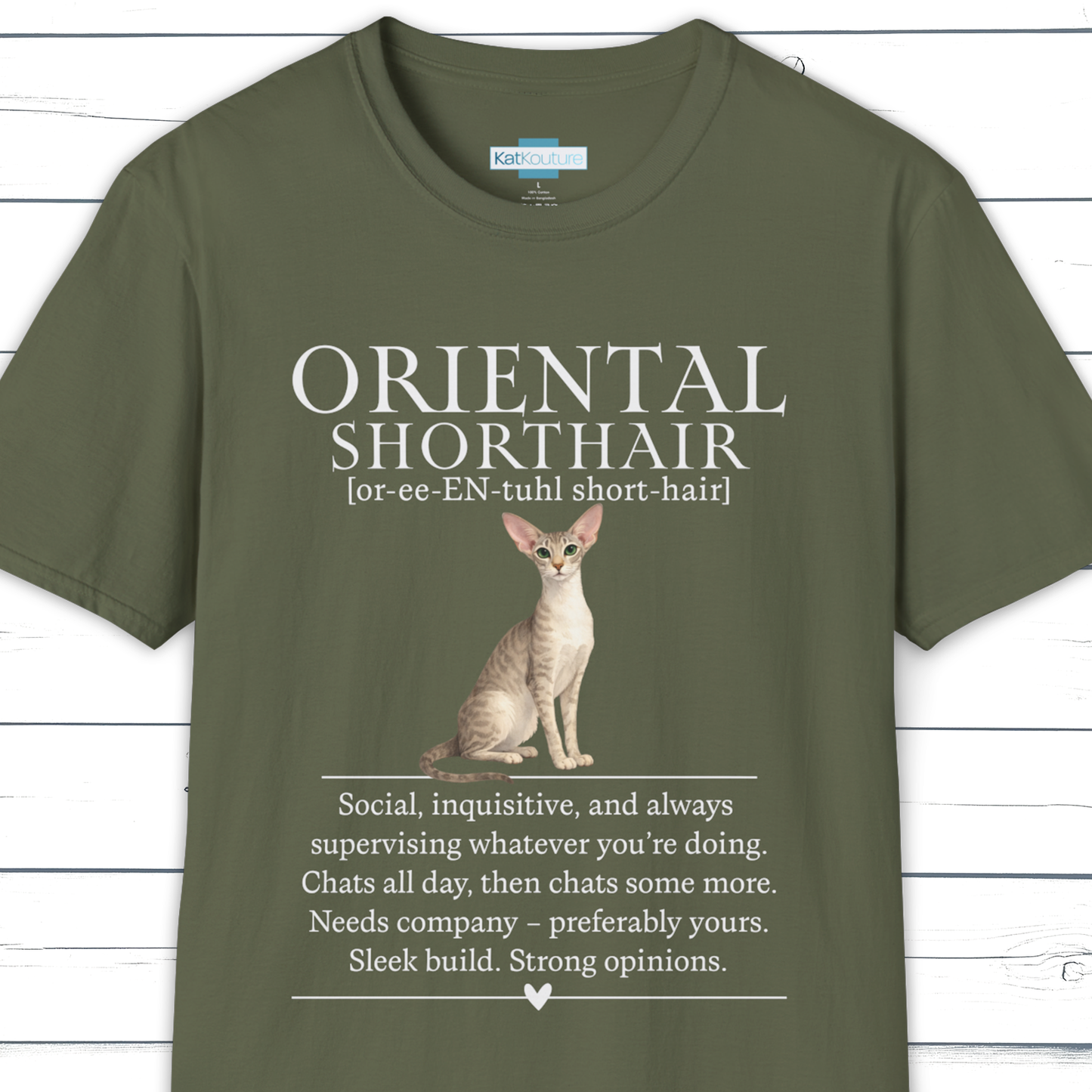 Oriental Shorthair Definition T-Shirt – Cat Chronicles