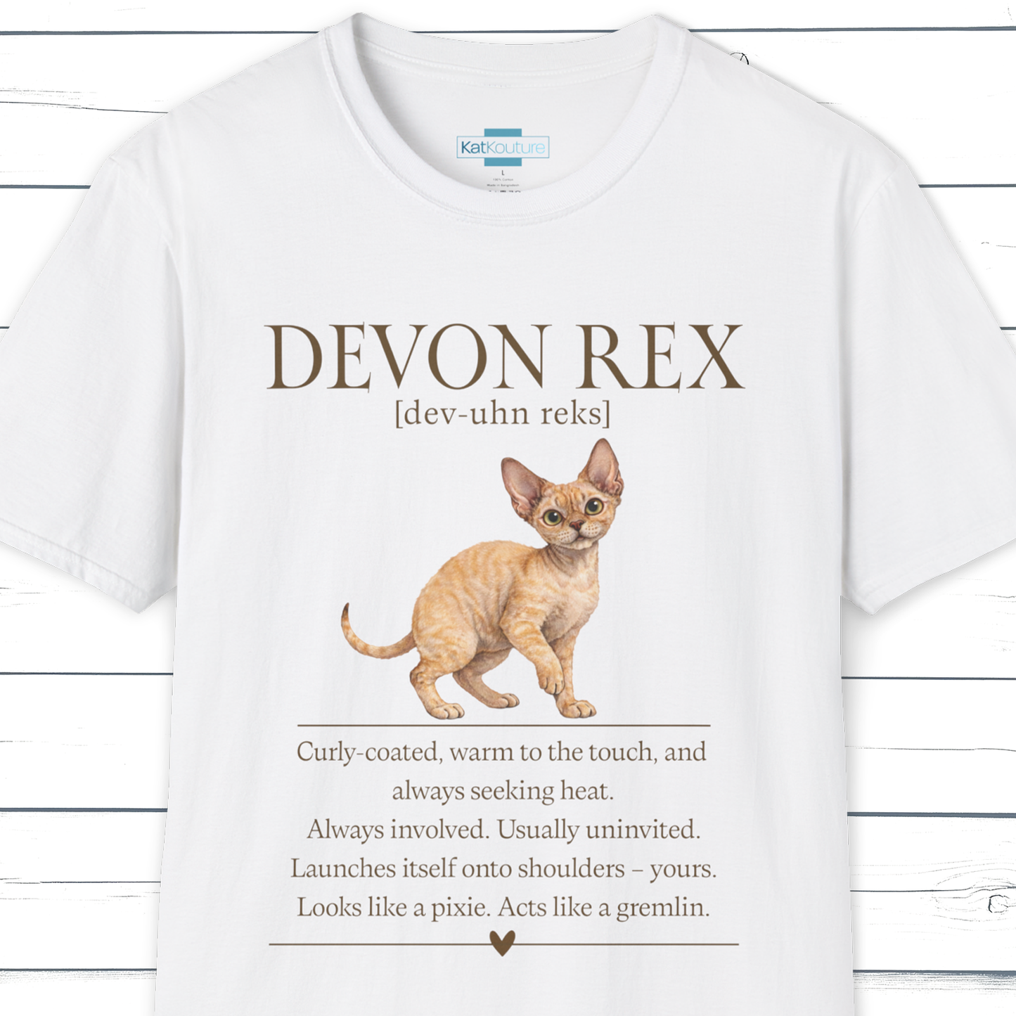 Devon Rex Definition T-Shirt – Cat Chronicles