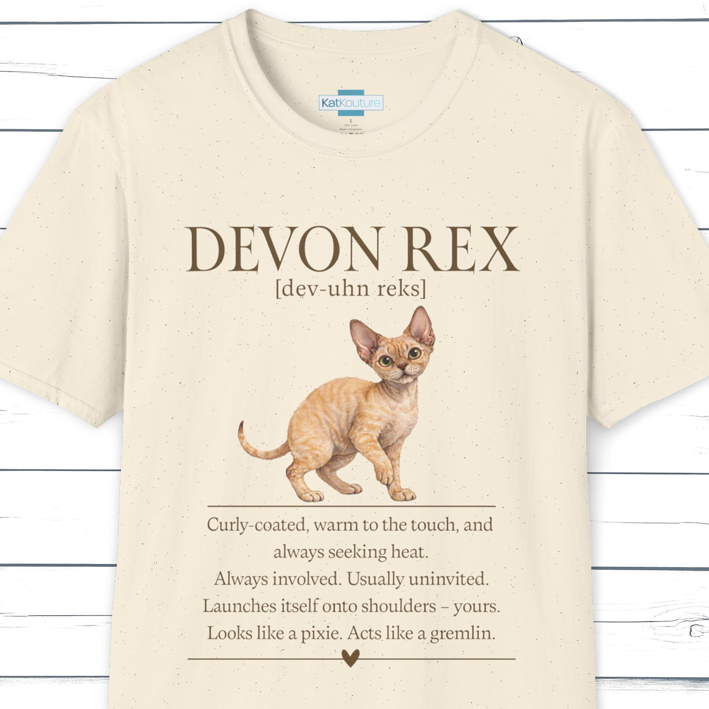 Devon Rex Definition T-Shirt – Cat Chronicles