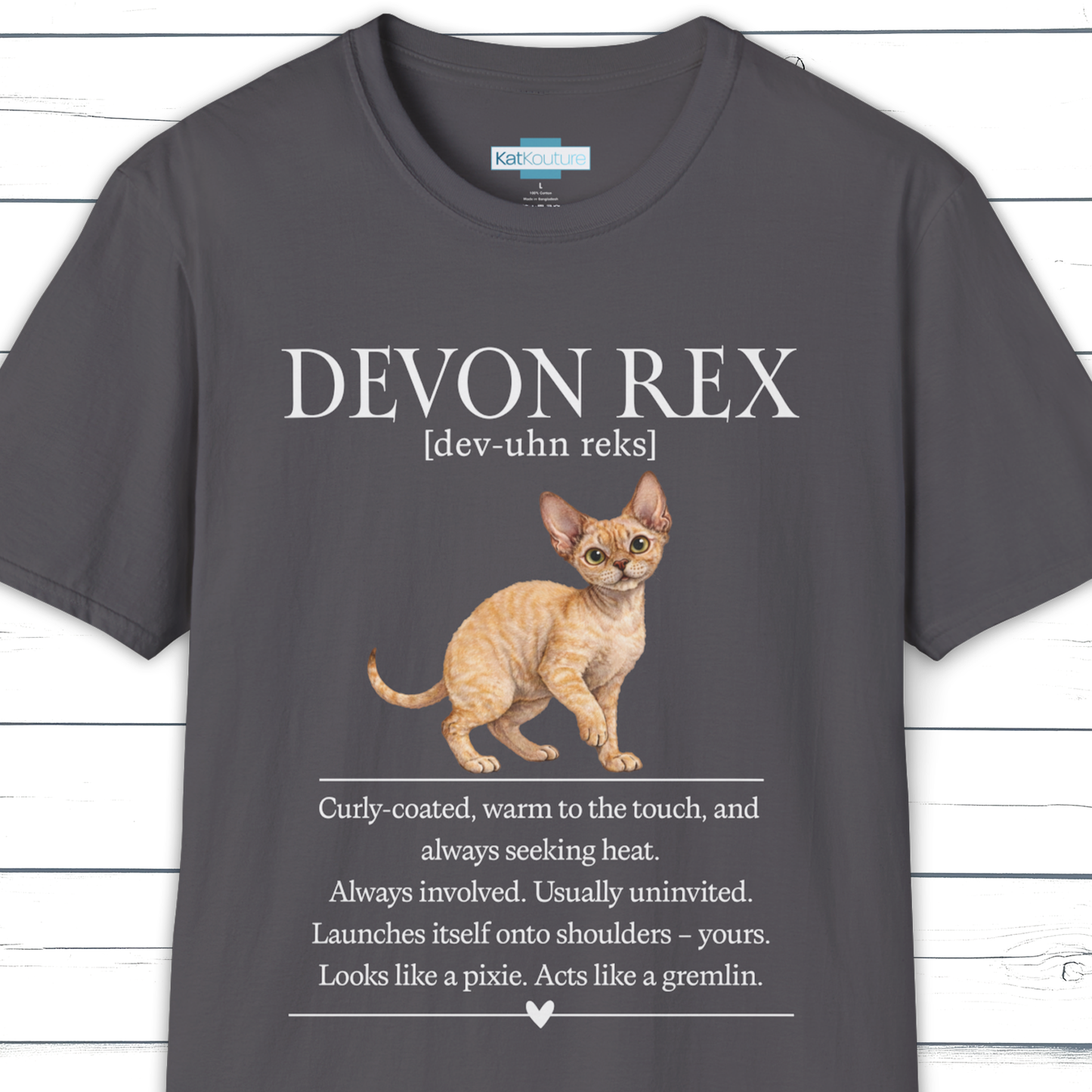Devon Rex Definition T-Shirt – Cat Chronicles