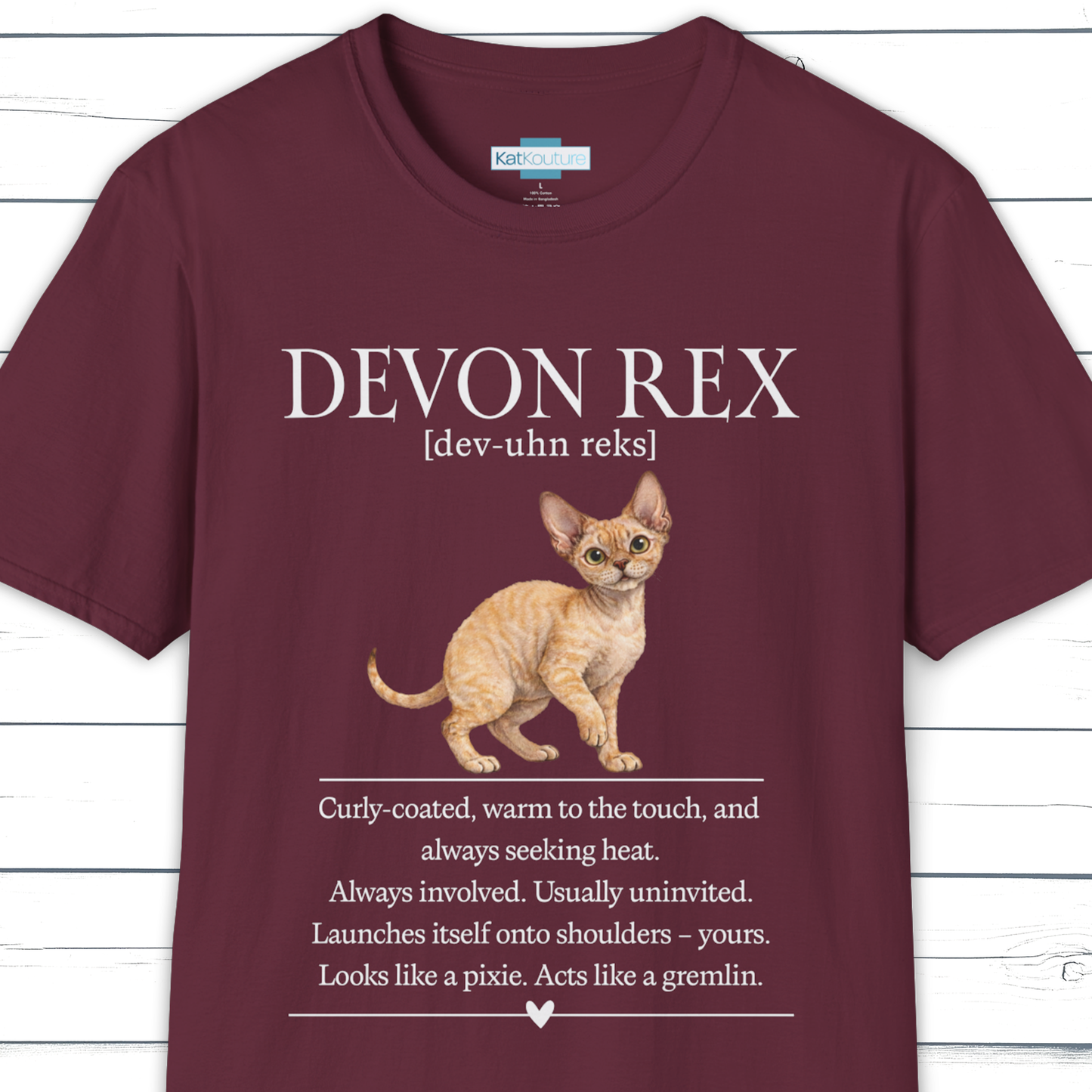 Devon Rex Definition T-Shirt – Cat Chronicles
