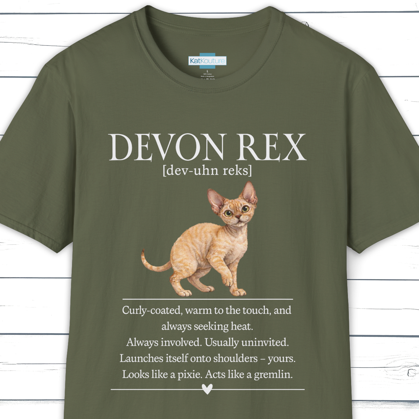 Devon Rex Definition T-Shirt – Cat Chronicles