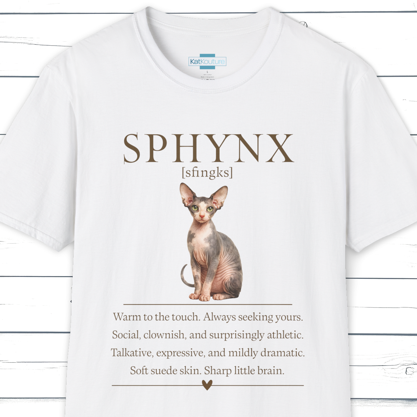 Sphynx Definition T-Shirt – Cat Chronicles