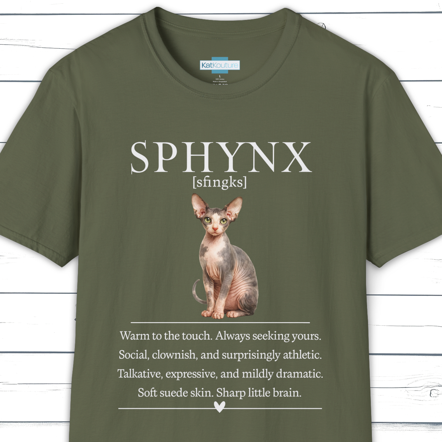 Sphynx Definition T-Shirt – Cat Chronicles