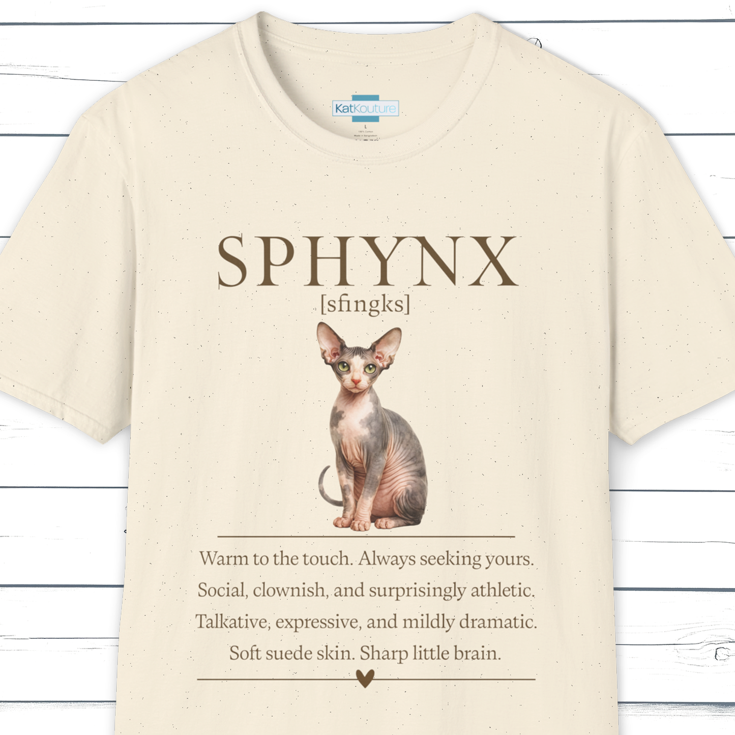 Sphynx Definition T-Shirt – Cat Chronicles