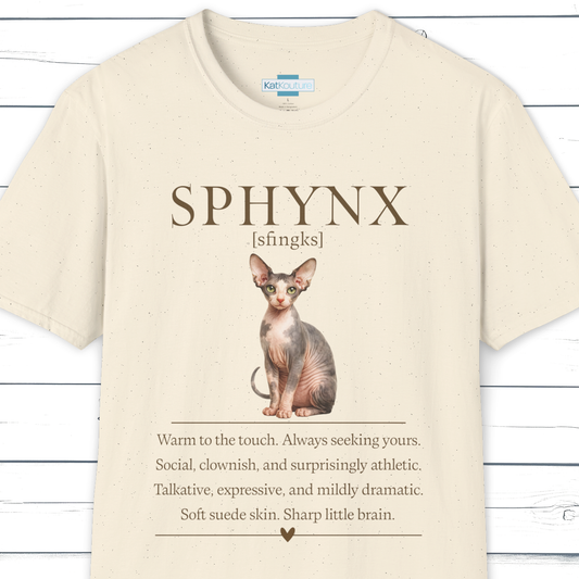 Sphynx Definition T-Shirt – Cat Chronicles
