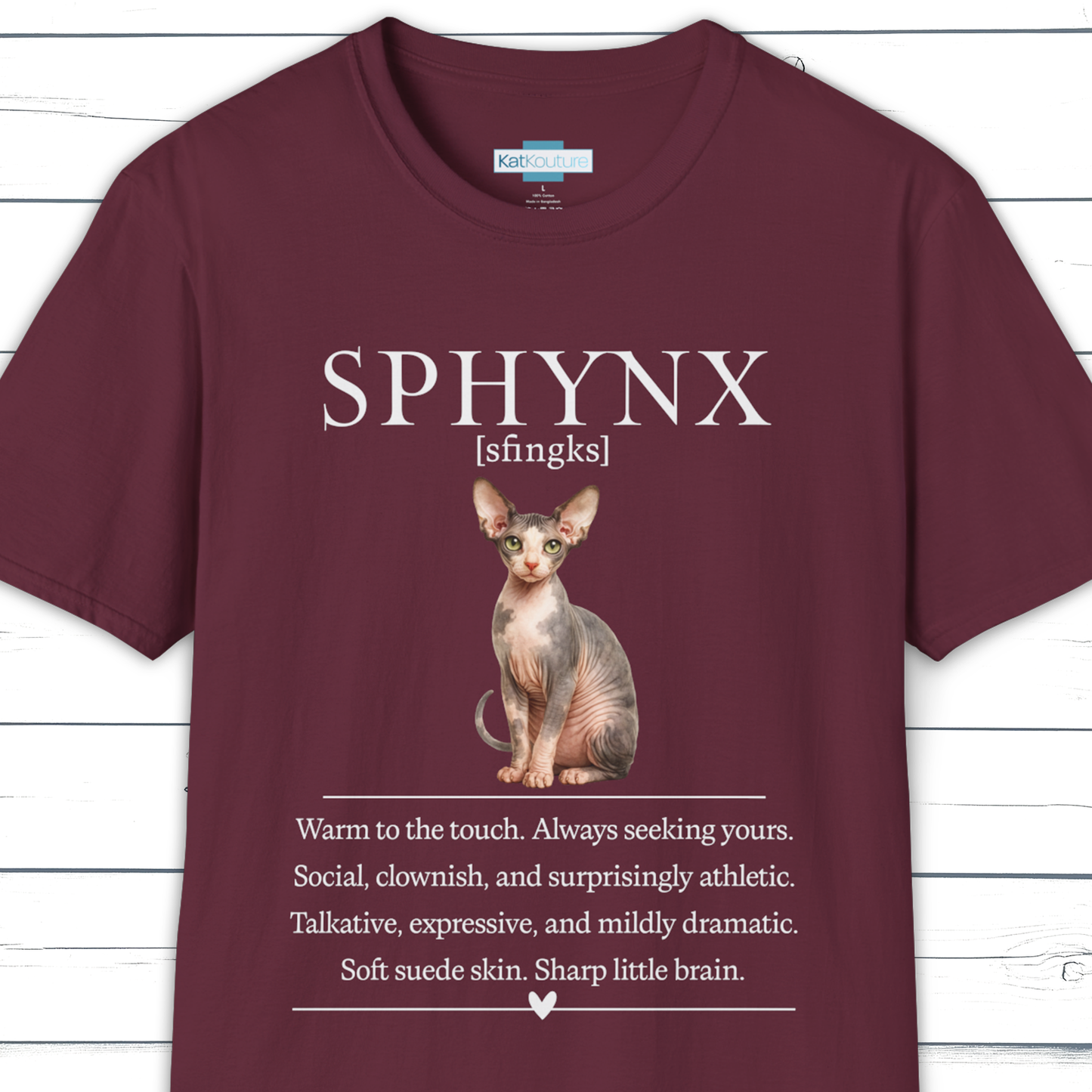 Sphynx Definition T-Shirt – Cat Chronicles