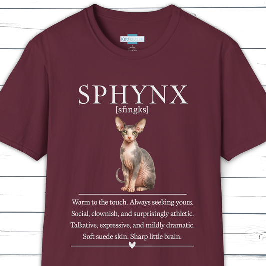 Sphynx Definition T-Shirt – Cat Chronicles