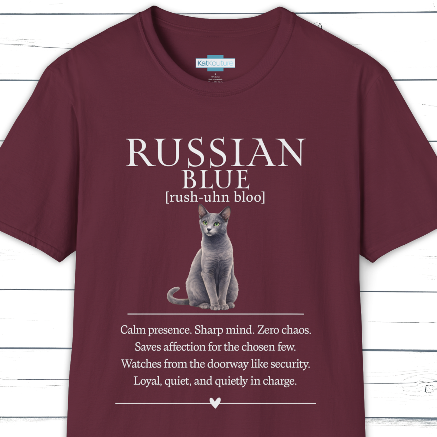 Russian Blue Definition T-Shirt – Cat Chronicles
