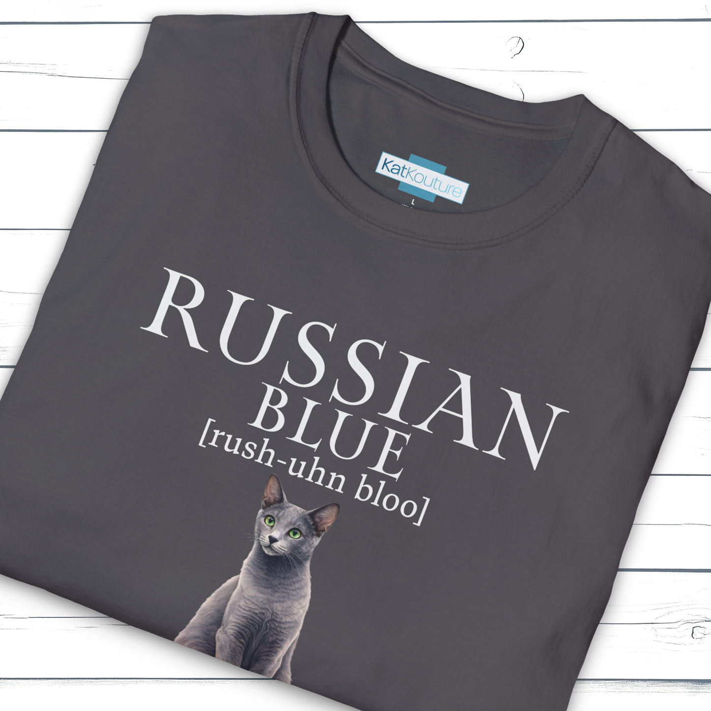 Russian Blue Definition T-Shirt – Cat Chronicles