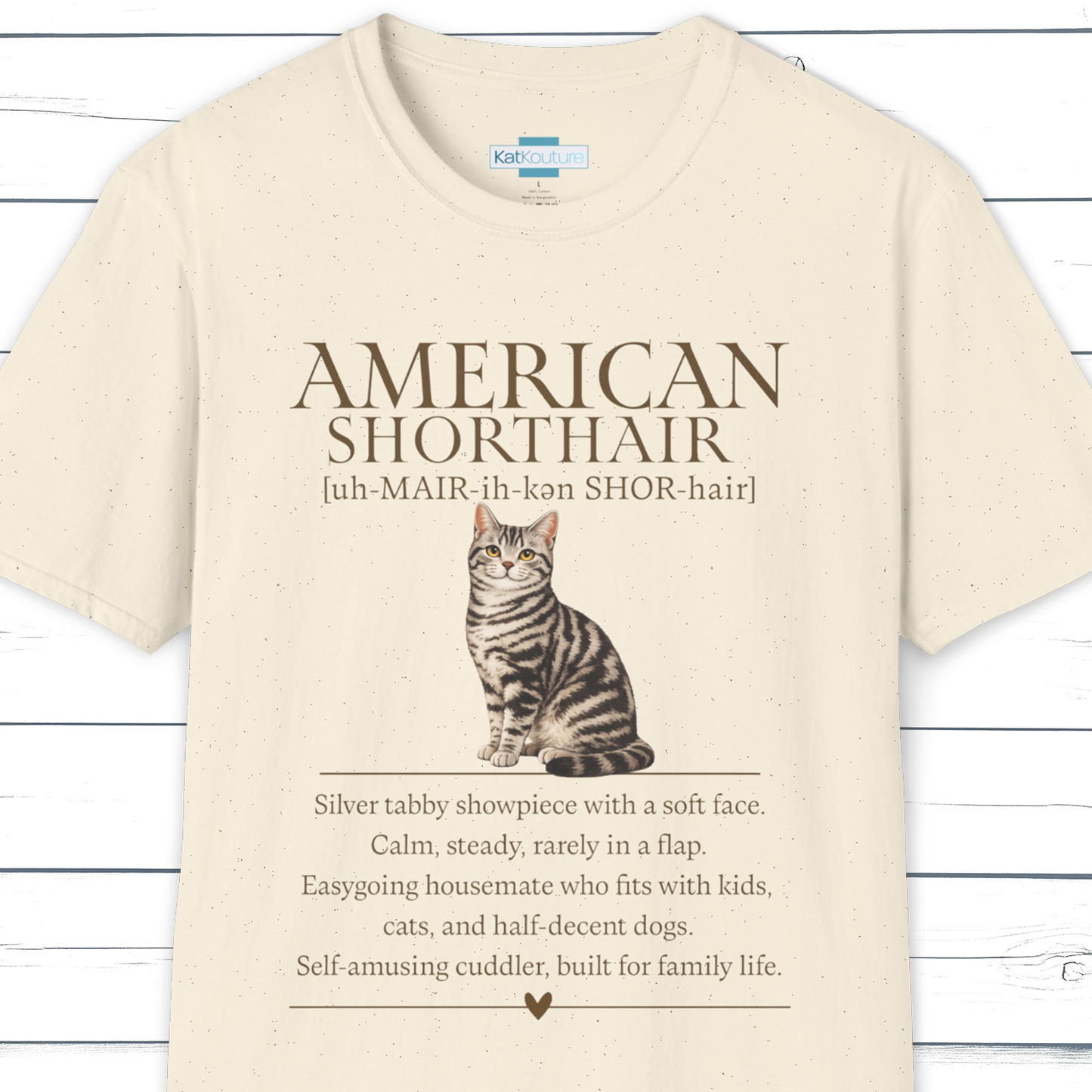 American Shorthair Definition T-Shirt – Cat Chronicles