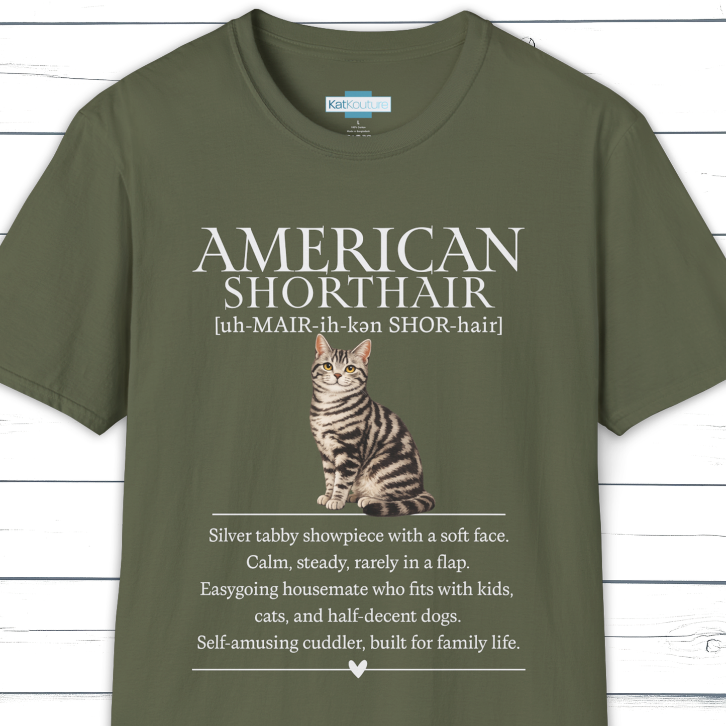 American Shorthair Definition T-Shirt – Cat Chronicles