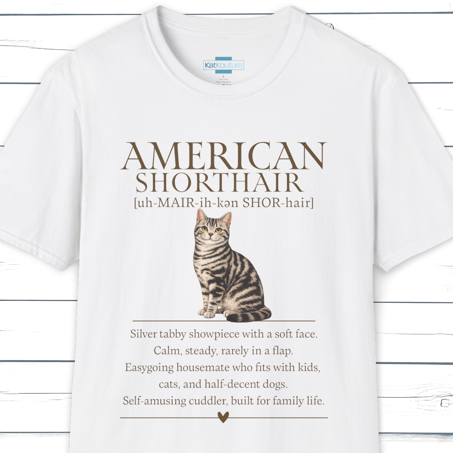 American Shorthair Definition T-Shirt – Cat Chronicles