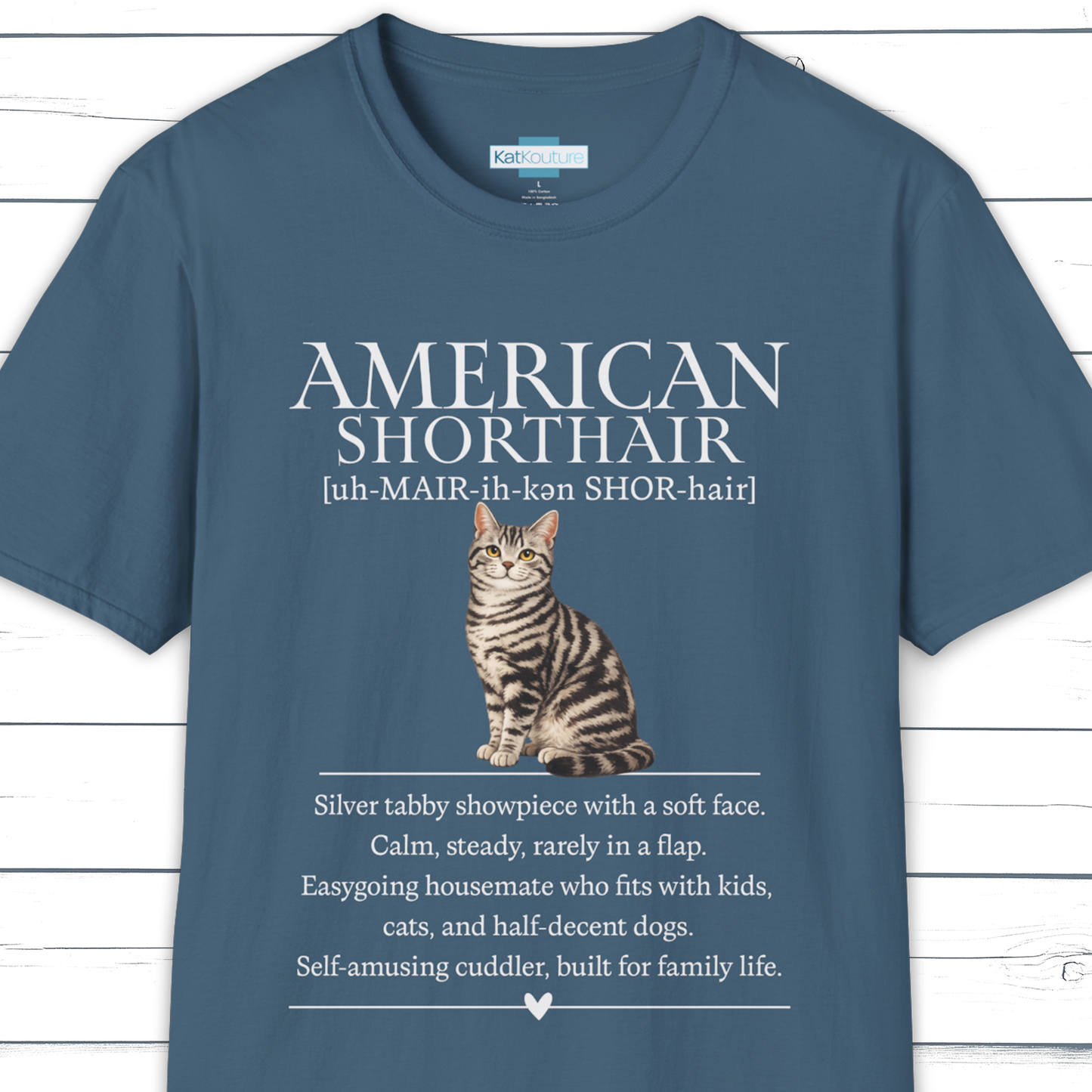 American Shorthair Definition T-Shirt – Cat Chronicles