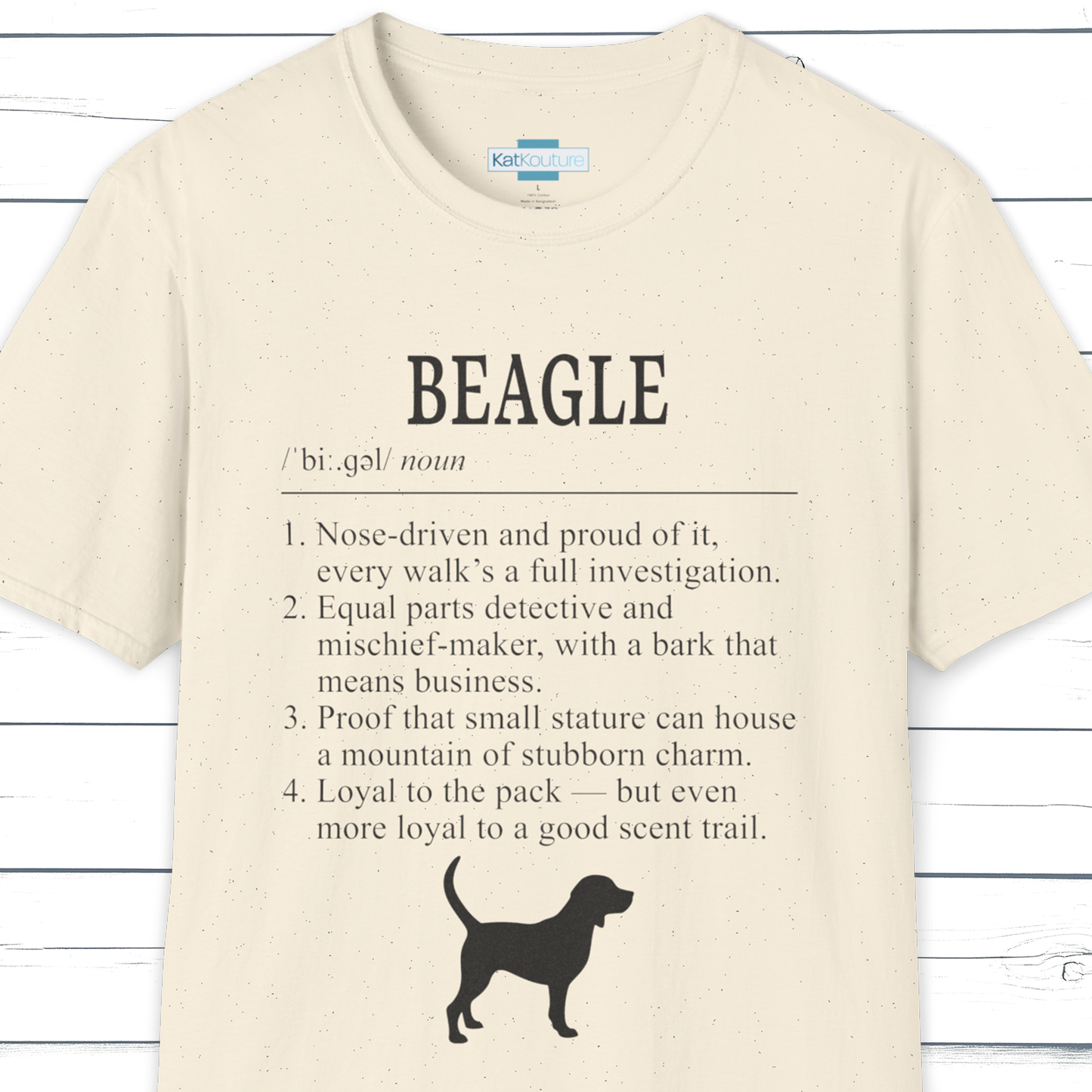 Beagle Definition T-Shirt Dictionary Dogs Collection