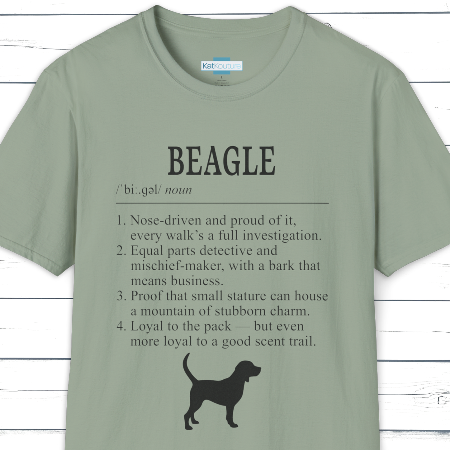 Beagle Definition T-Shirt Dictionary Dogs Collection