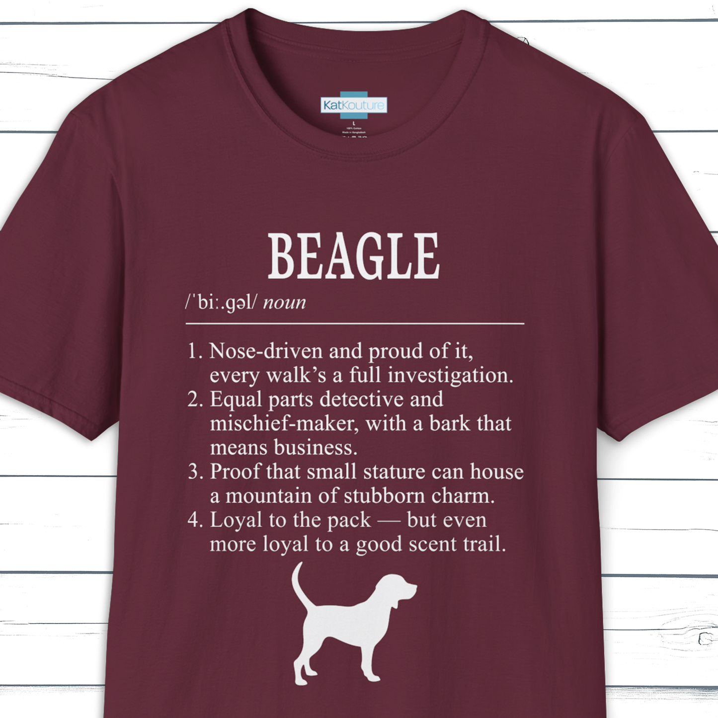Beagle Definition T-Shirt Dictionary Dogs Collection