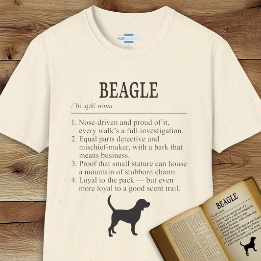 Beagle Definition T-Shirt Dictionary Dogs Collection