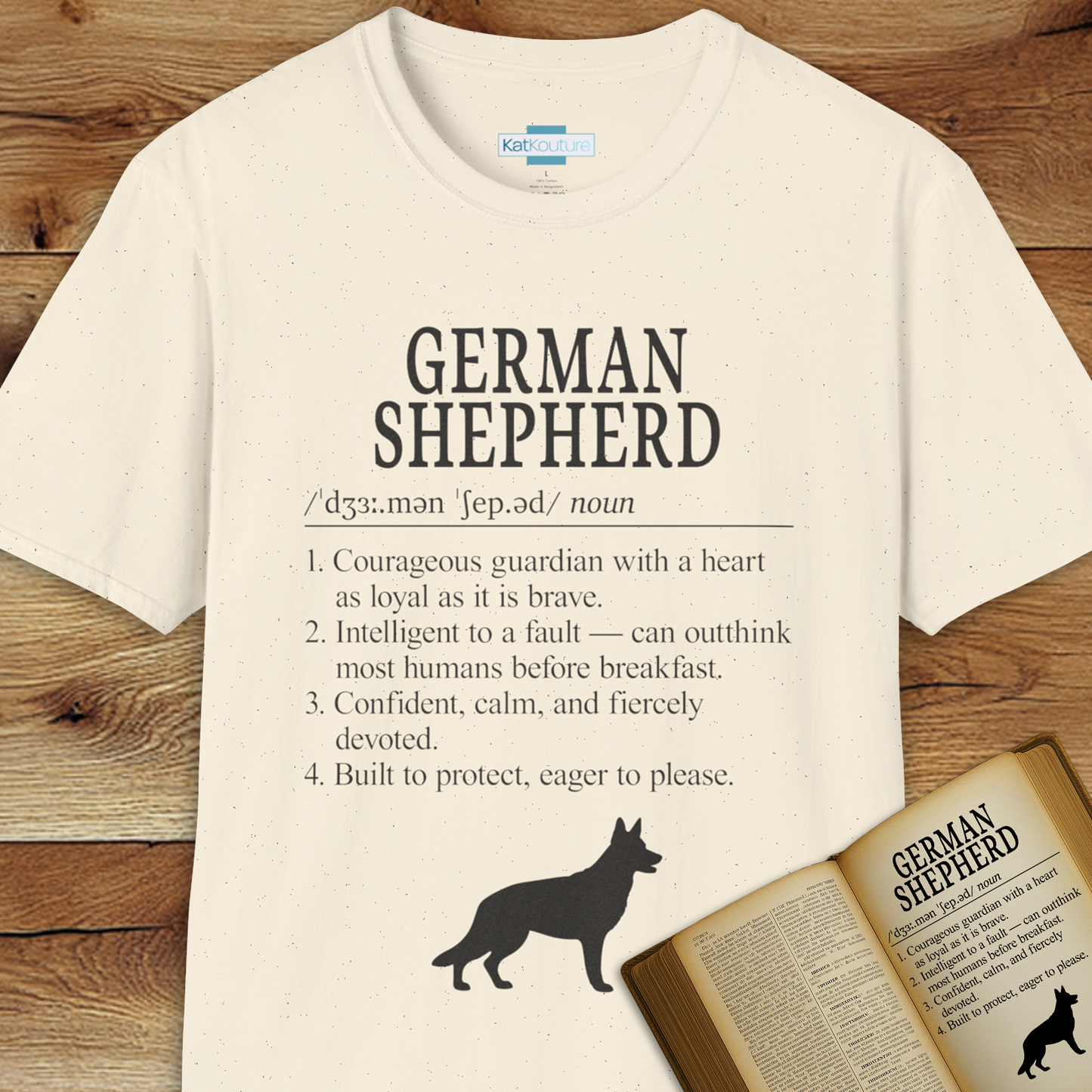 German Shepherd Definition T-Shirt – Dictionary Dogs Collection