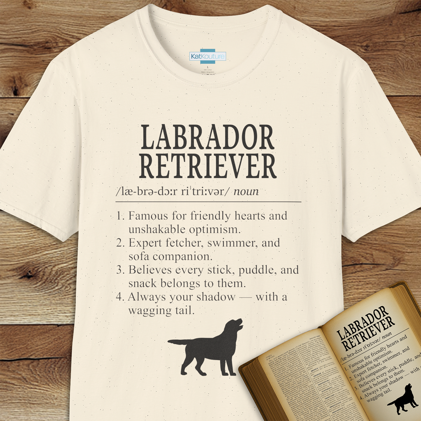 Labrador Retriever Definition T-Shirt Dictionary Dogs Collection