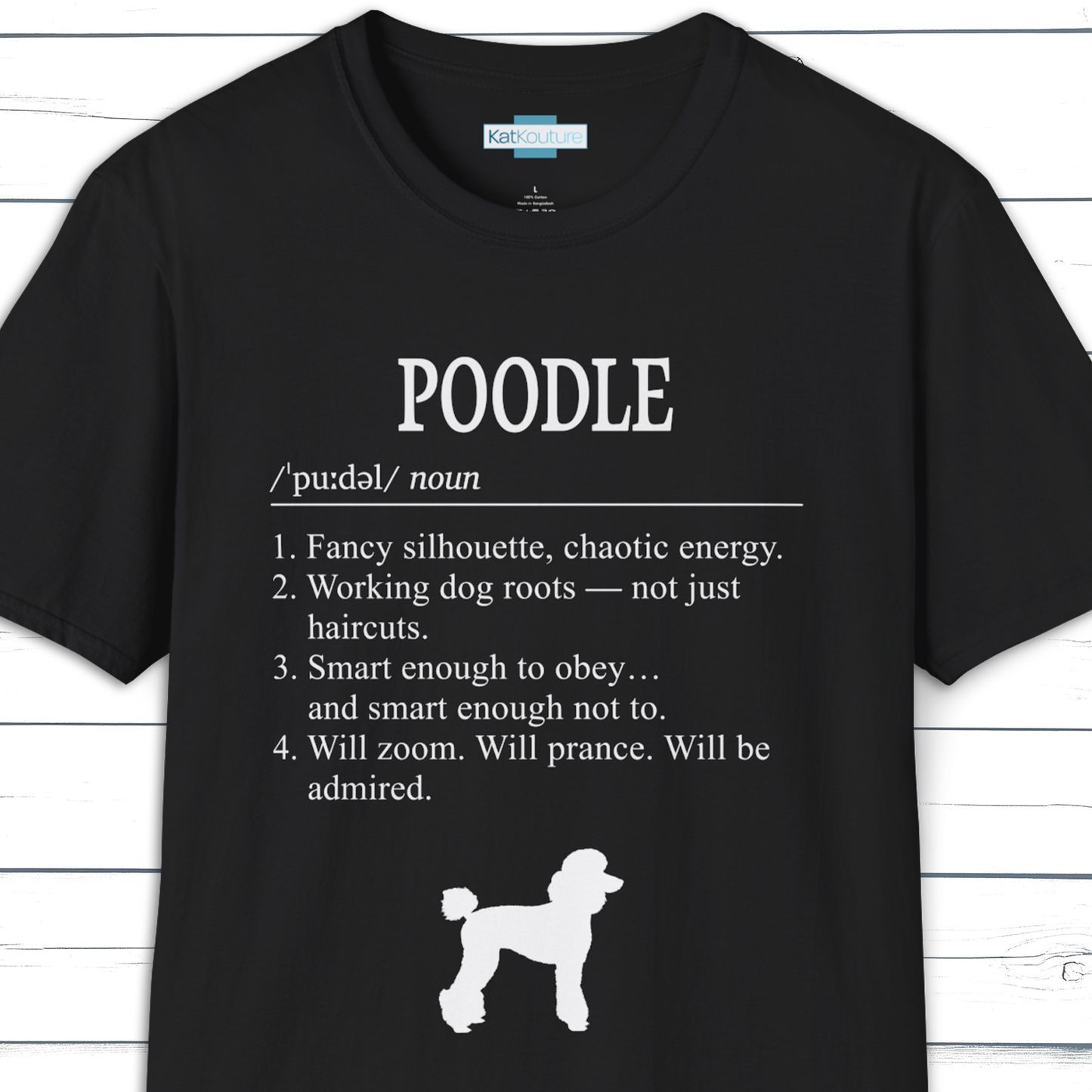 Poodle Definition T-Shirt Dictionary Dogs Collection