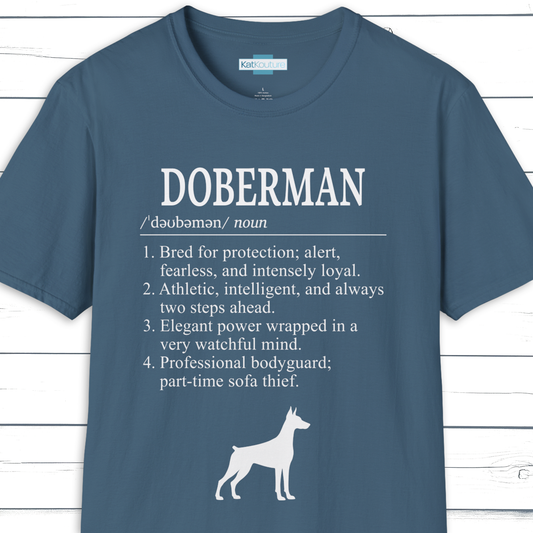 Doberman Definition T-Shirt Dictionary Dogs Collection