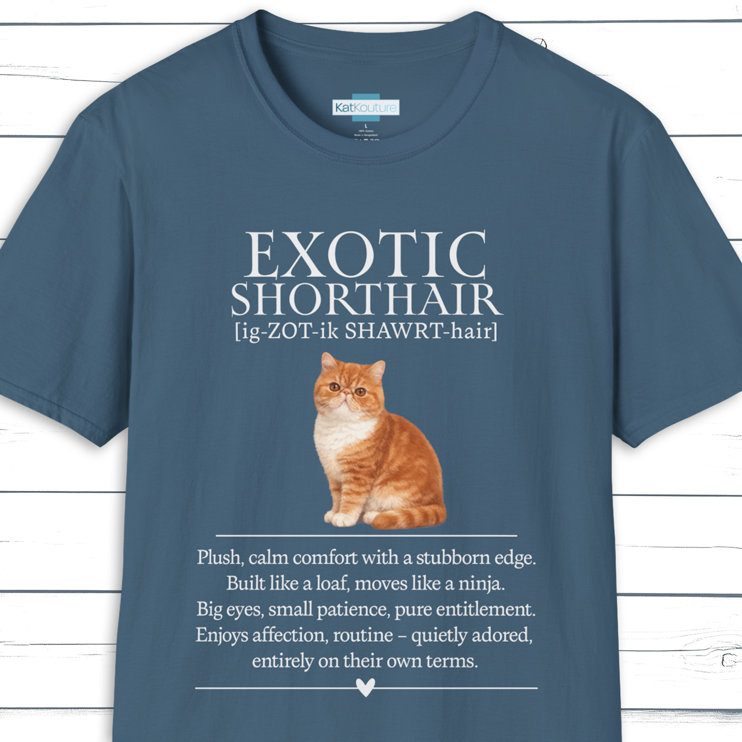 Exotic Shorthair Definition T-Shirt – Cat Chronicles