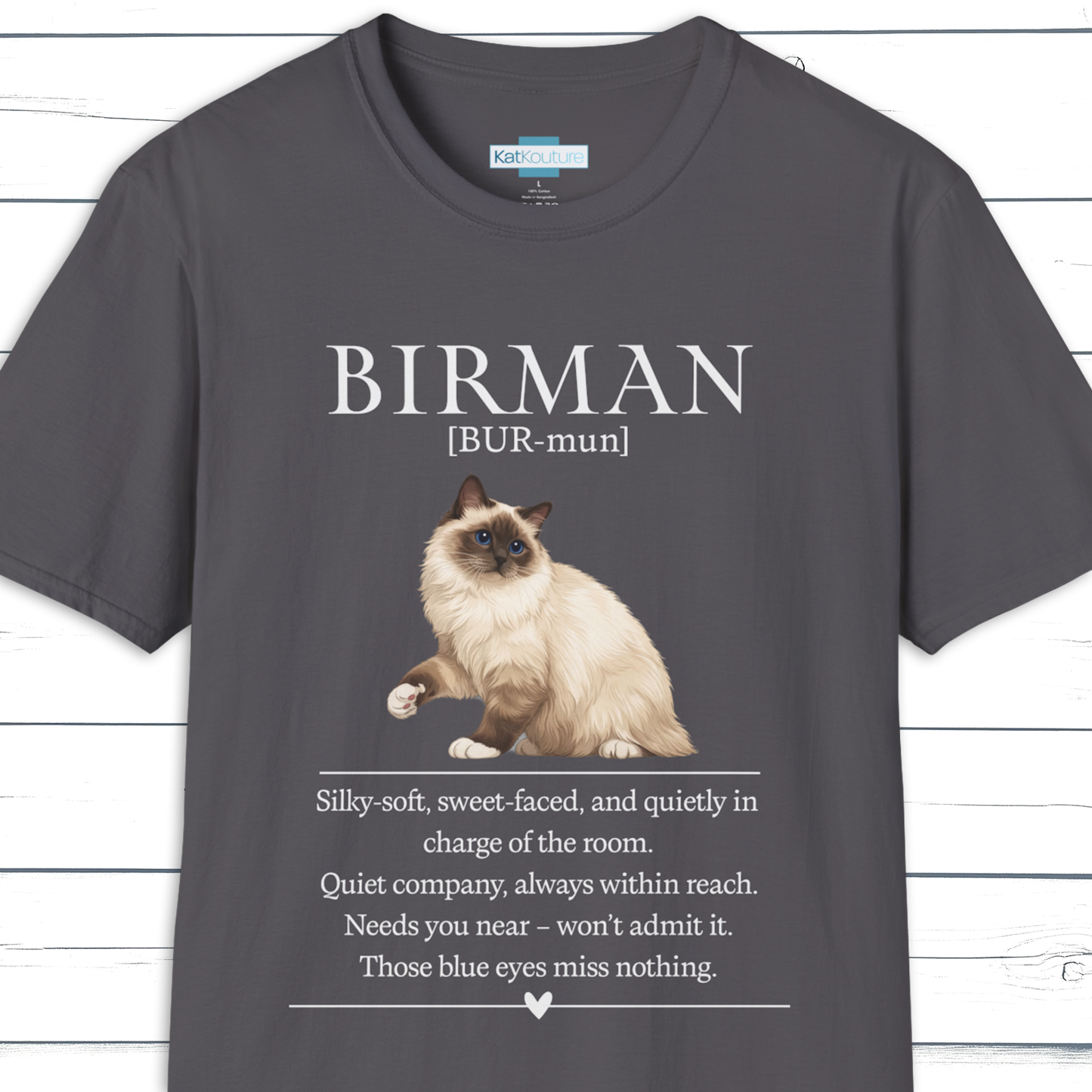 Birman Definition T-Shirt – Cat Chronicles