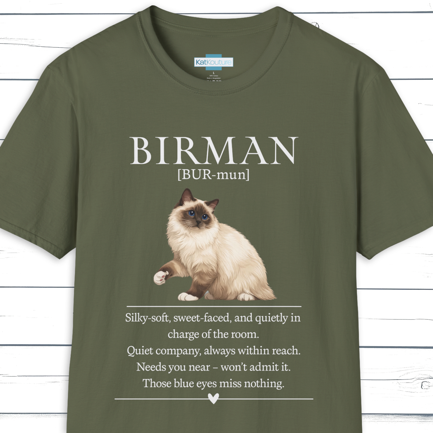 Birman Definition T-Shirt – Cat Chronicles