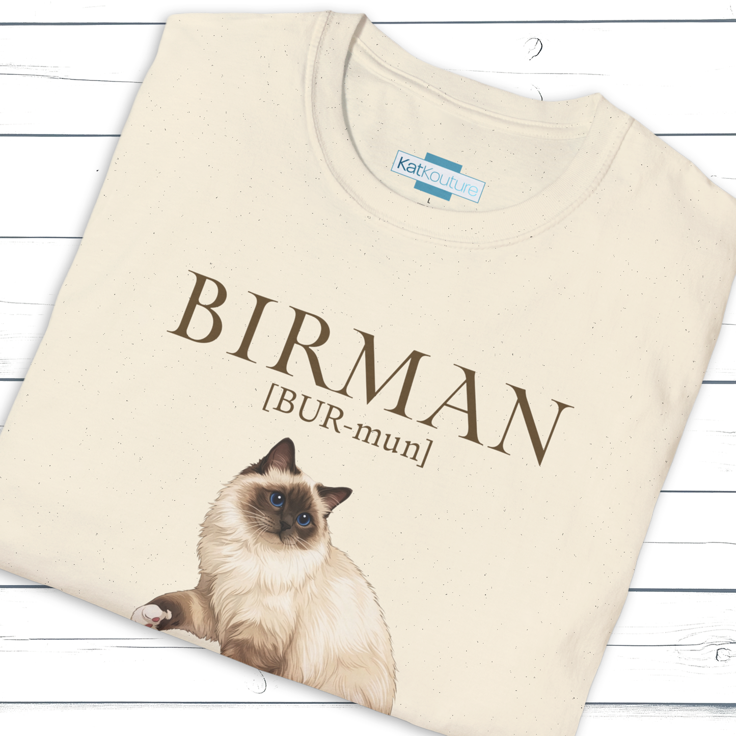 Birman Definition T-Shirt – Cat Chronicles