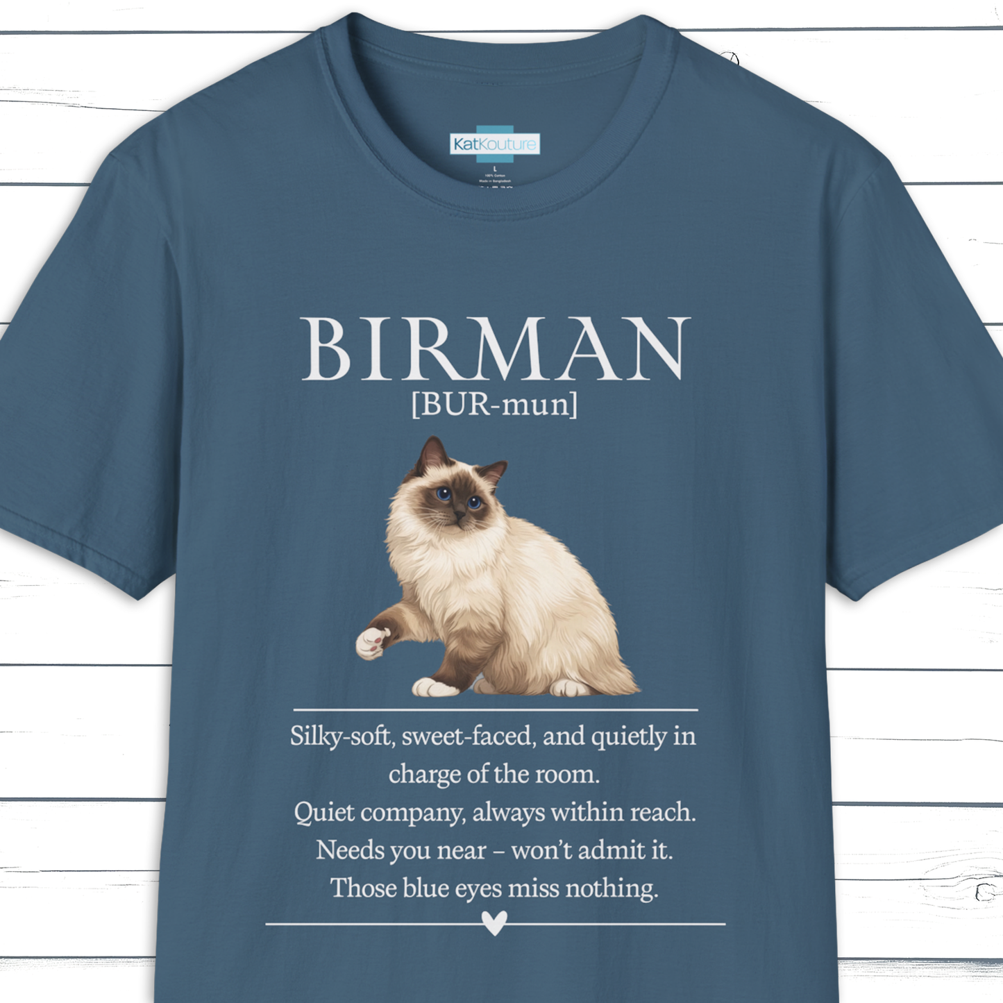 Birman Definition T-Shirt – Cat Chronicles