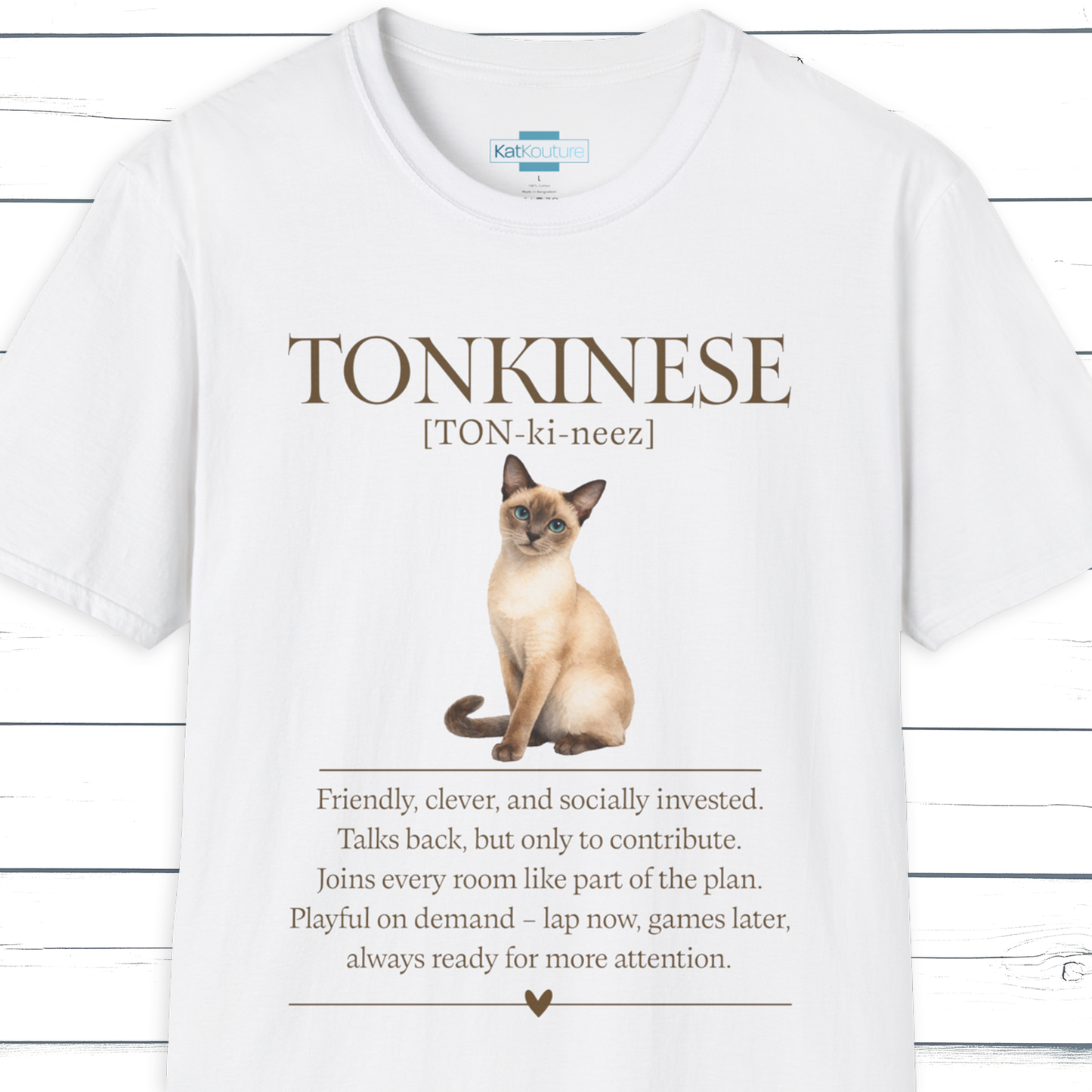 Tonkinese Definition T-Shirt – Cat Chronicles