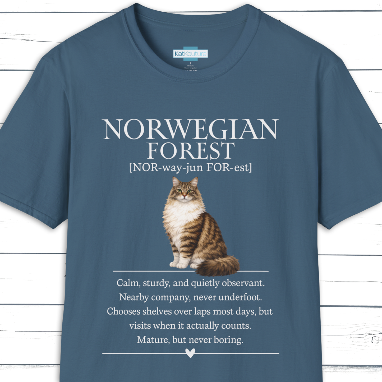 Norwegian Forest Definition T-Shirt - Cat Chronicles